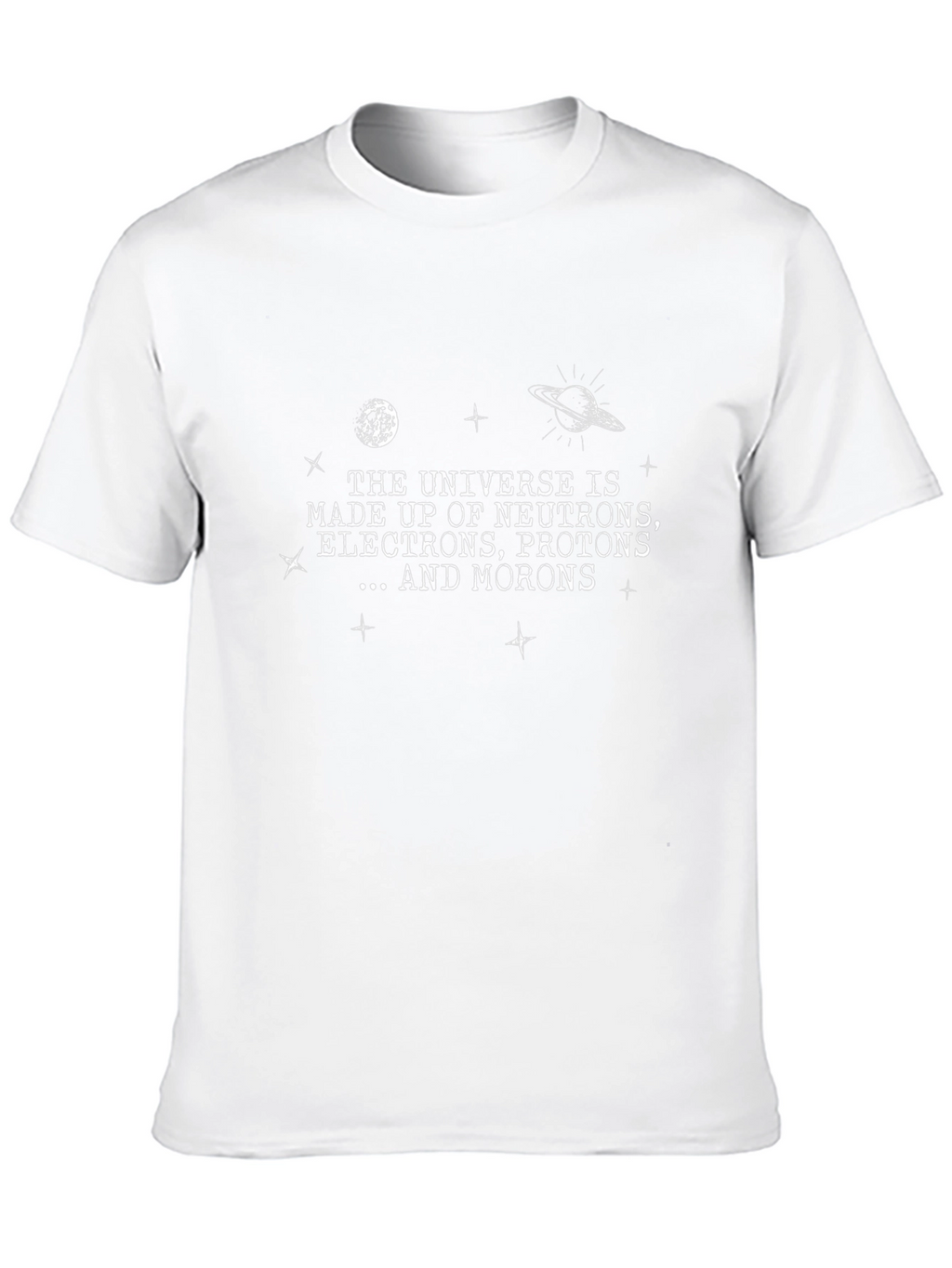 Universe Composition T-Shirt - Nerdy Science Tee