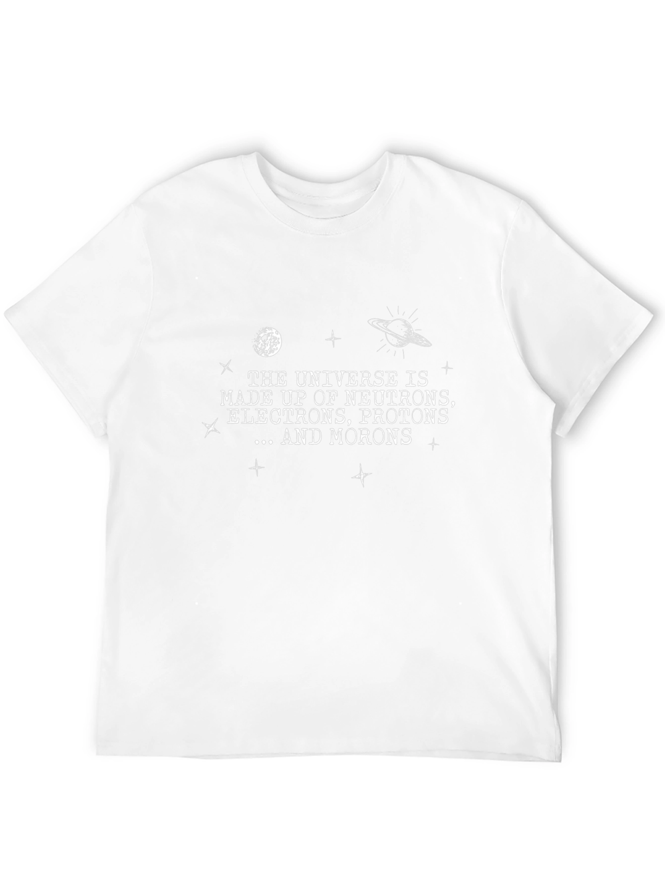 Universe Composition T-Shirt - Nerdy Science Tee