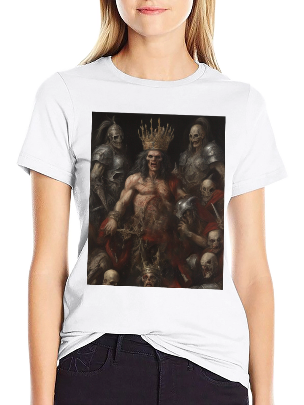 Undead King Graphic Tee - Black T-Shirt