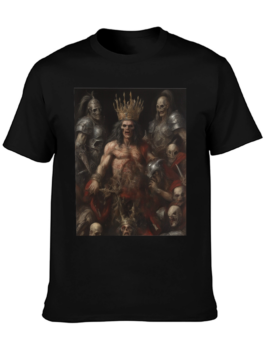 Undead King Graphic Tee - Black T-Shirt