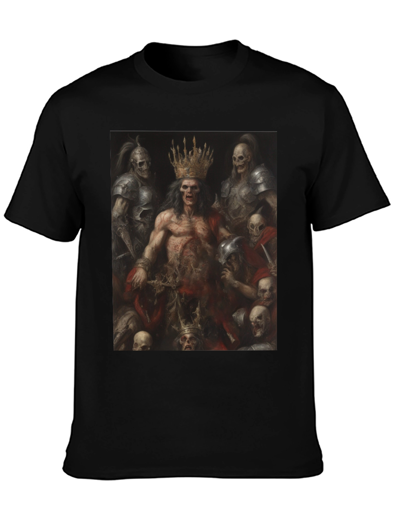 Undead King Graphic Tee - Black T-Shirt