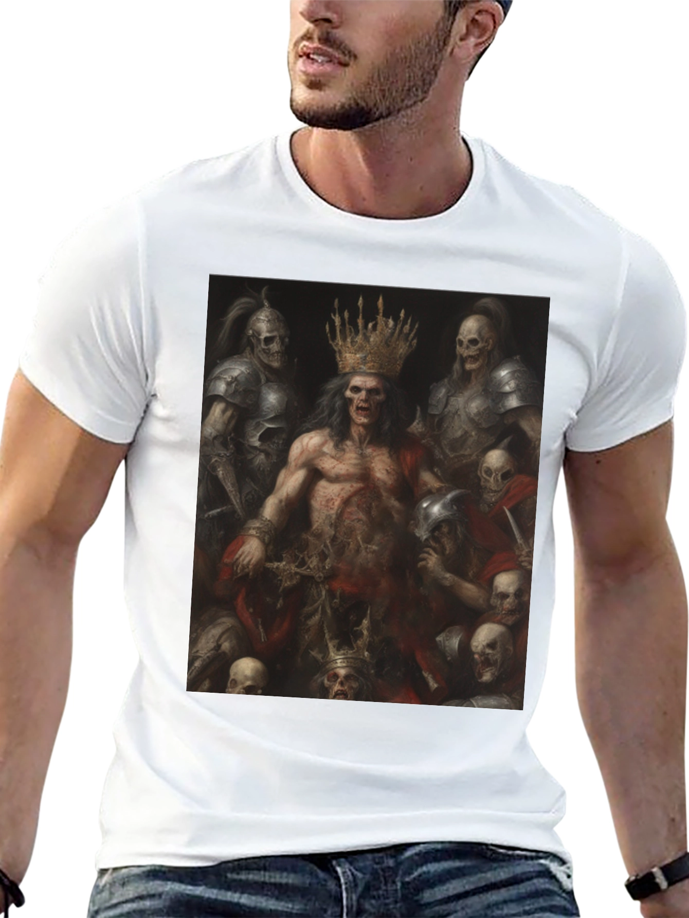Undead King Graphic Tee - Black T-Shirt