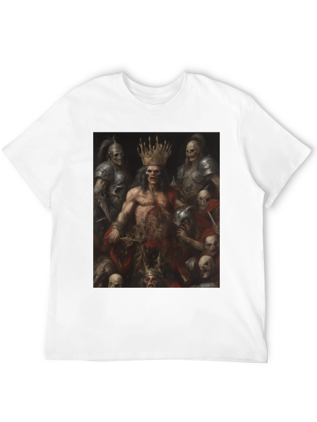 Undead King Graphic Tee - Black T-Shirt