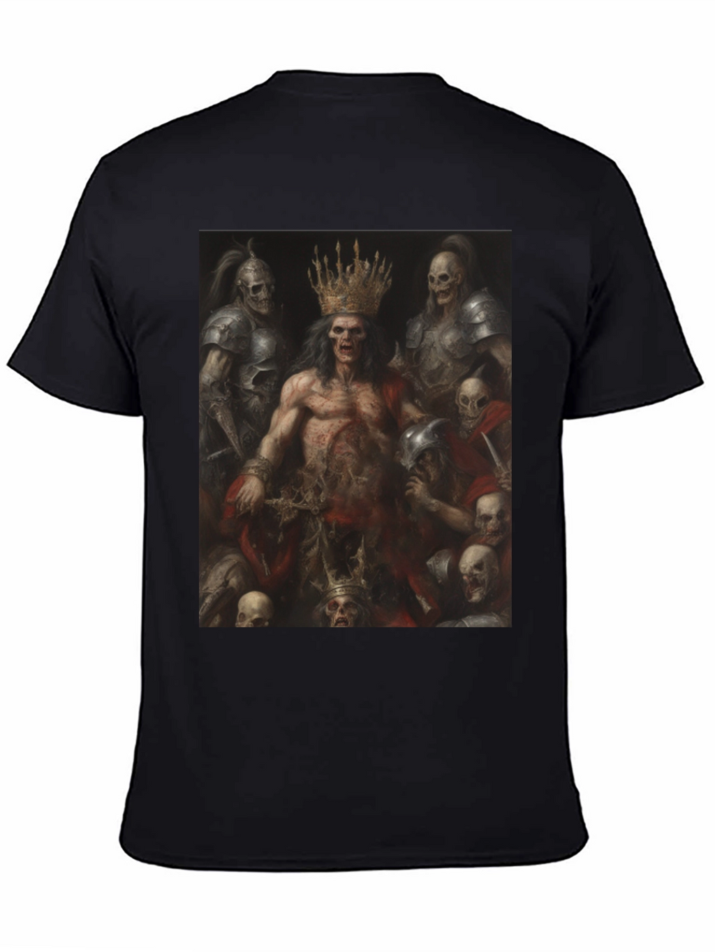 Undead King Graphic Tee - Black T-Shirt