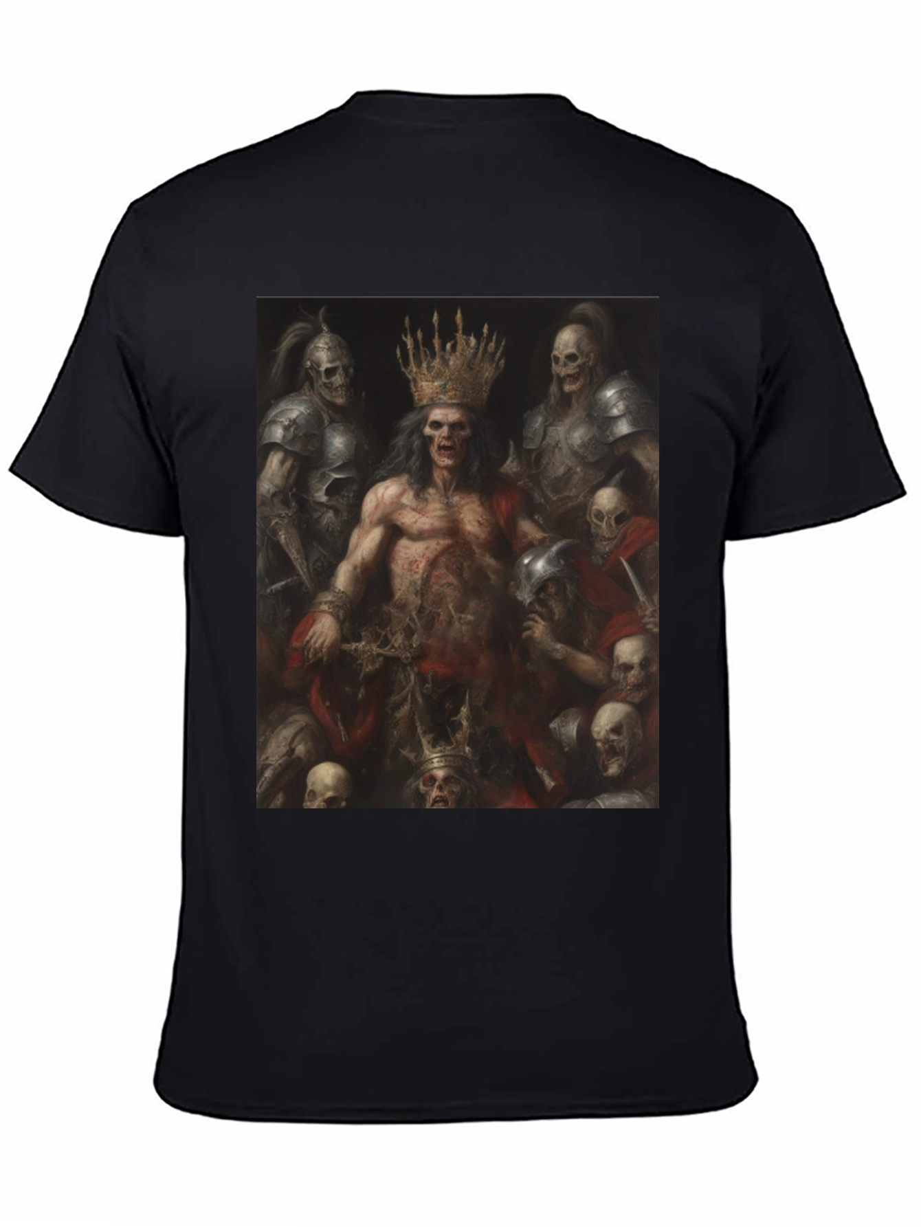 Undead King Graphic Tee - Black T-Shirt