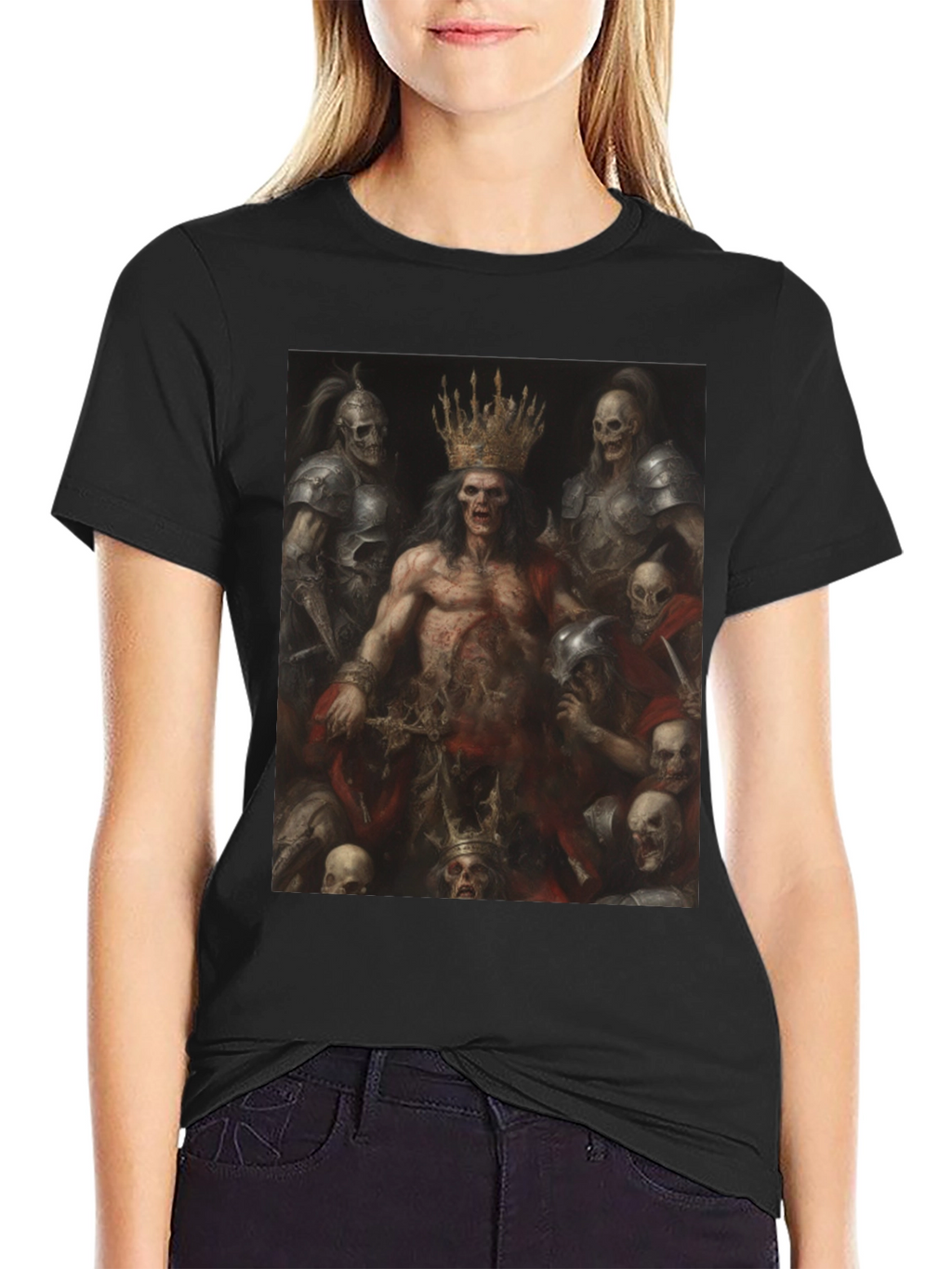 Undead King Graphic Tee - Black T-Shirt