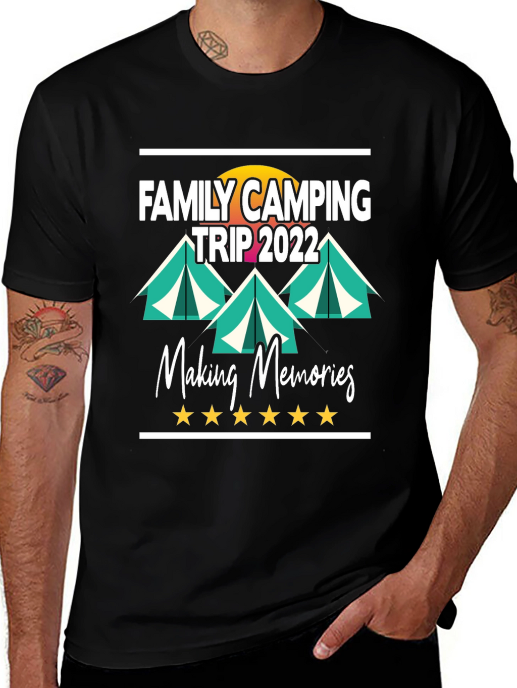 Family Camping Trip 2022 T-Shirt