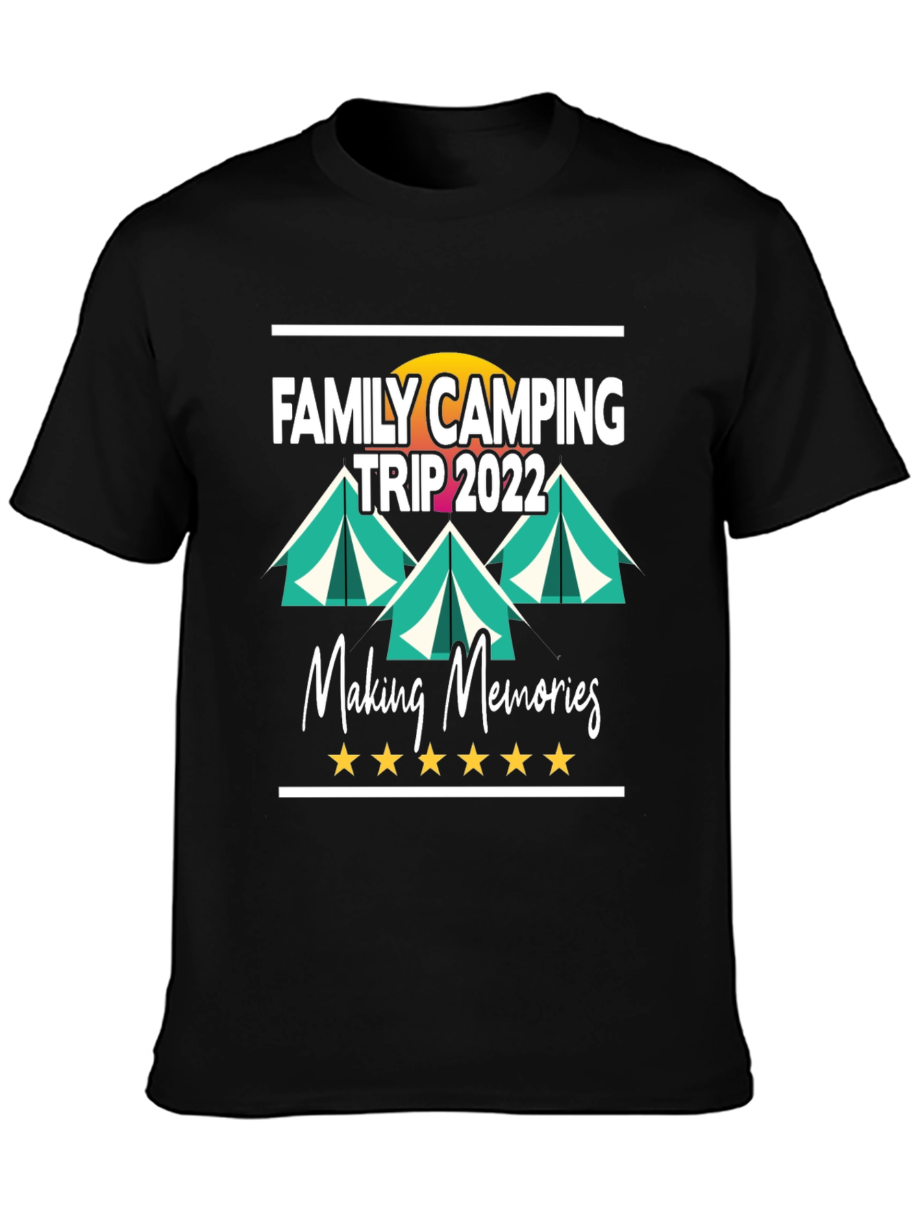 Family Camping Trip 2022 T-Shirt