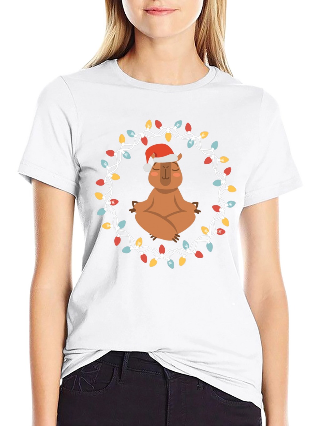 Festive Llama Christmas T-Shirt