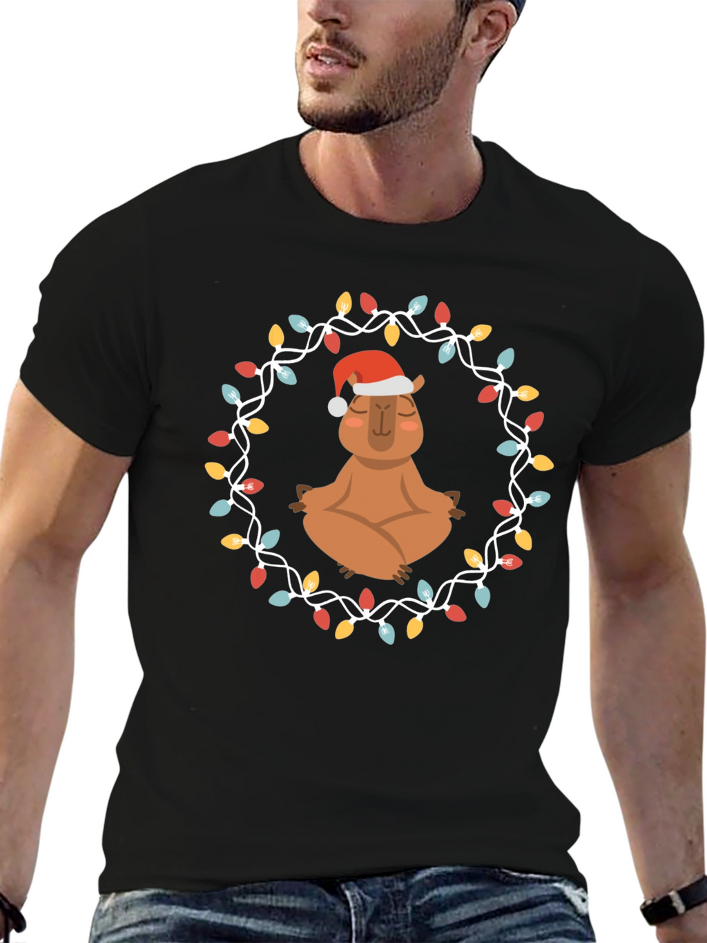 Festive Llama Christmas T-Shirt
