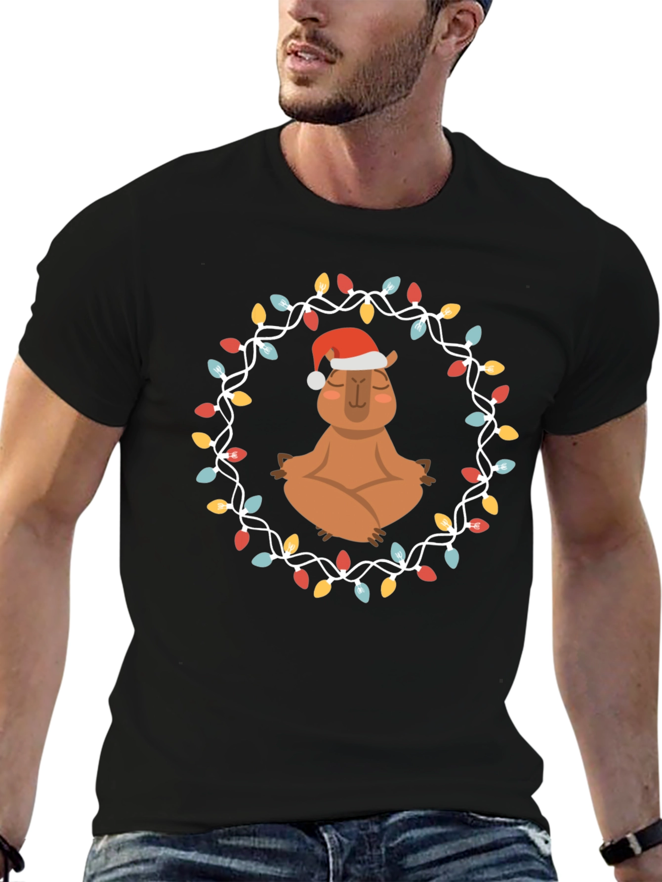 Festive Llama Christmas T-Shirt