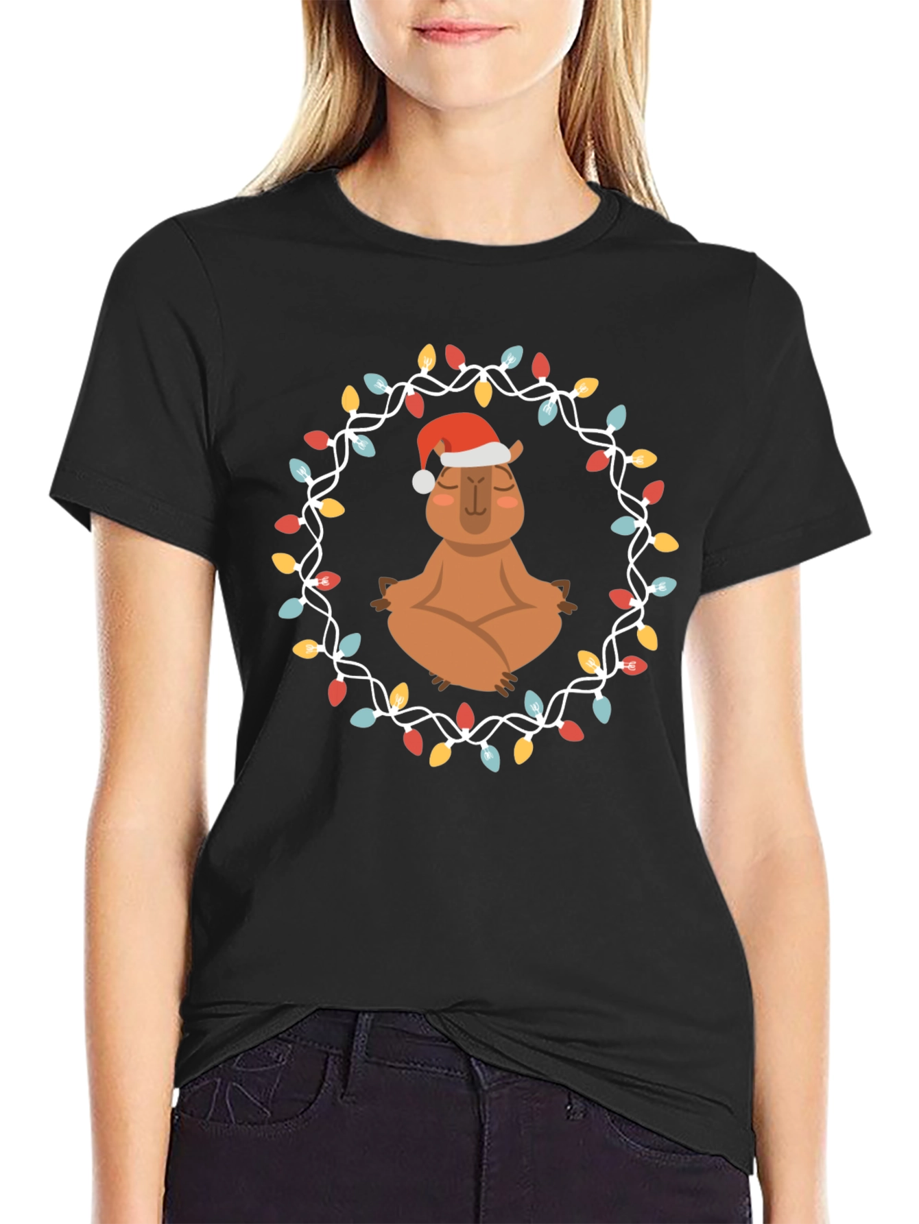 Festive Llama Christmas T-Shirt