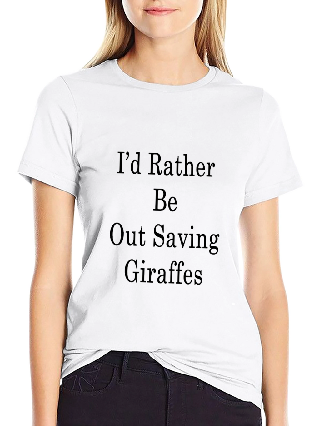 Save Giraffes Graphic Tee