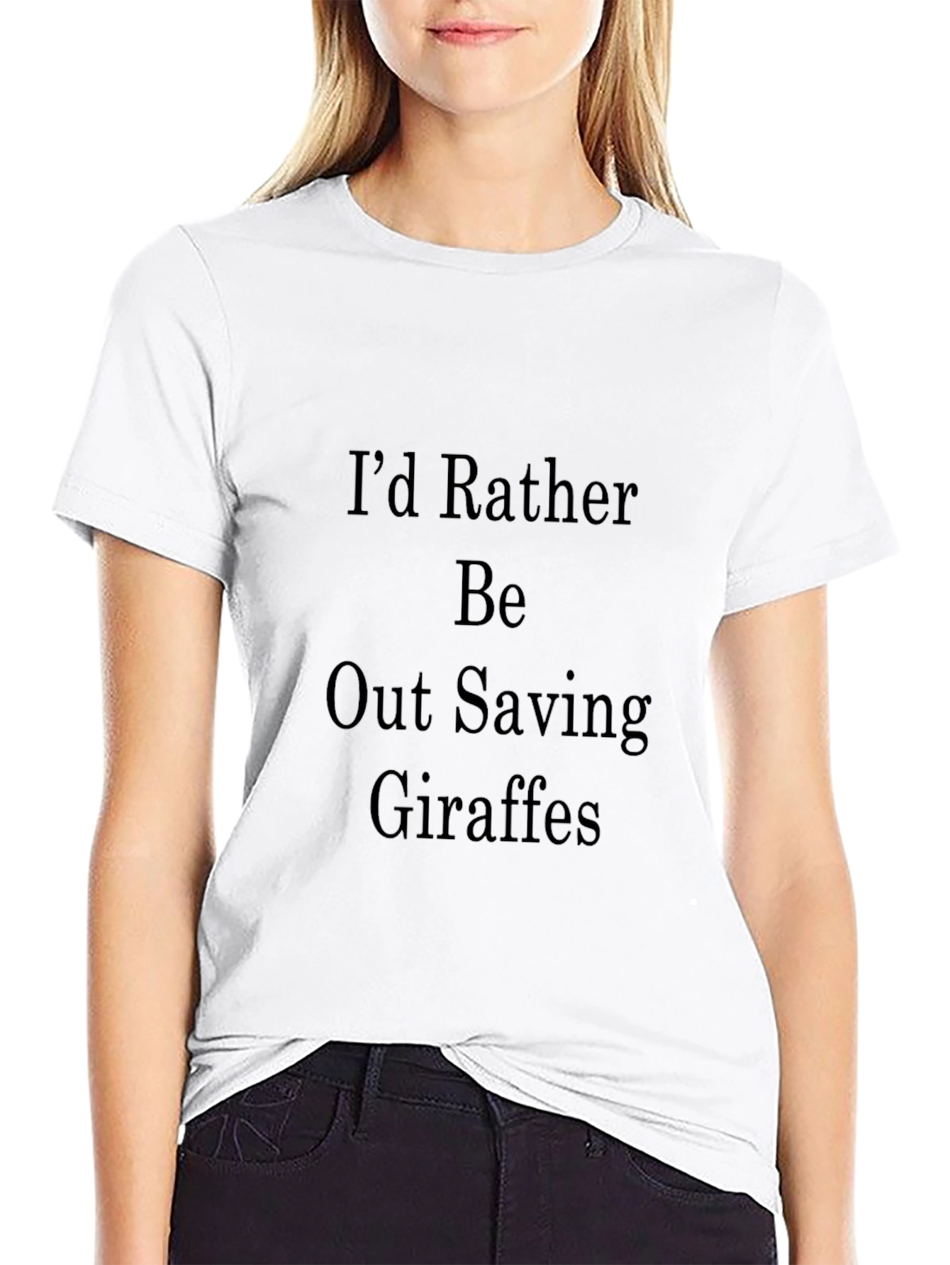 Save Giraffes Graphic Tee