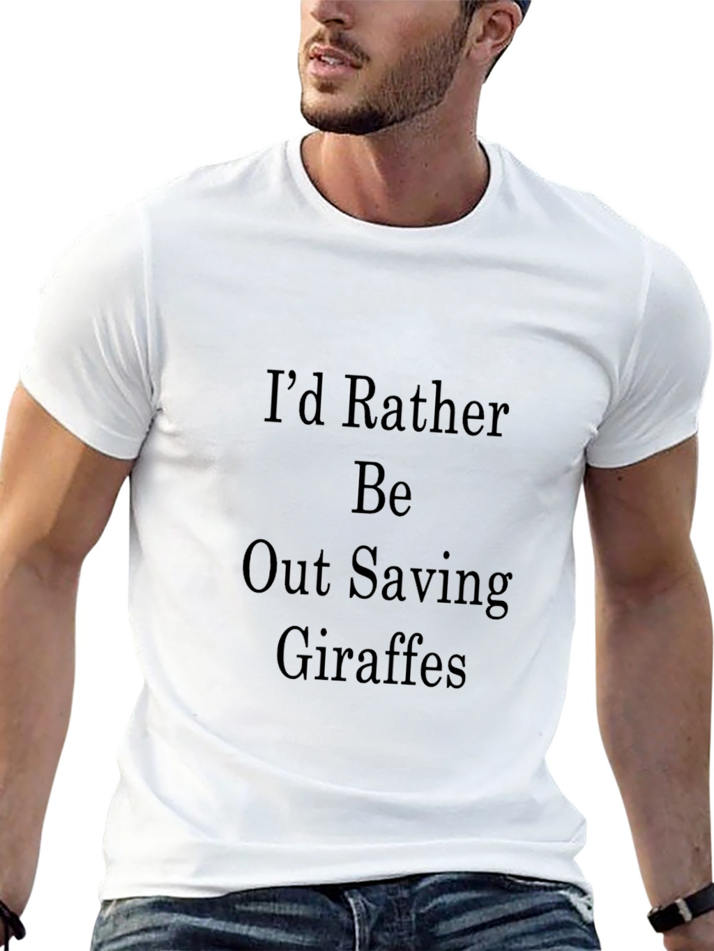 Save Giraffes Graphic Tee