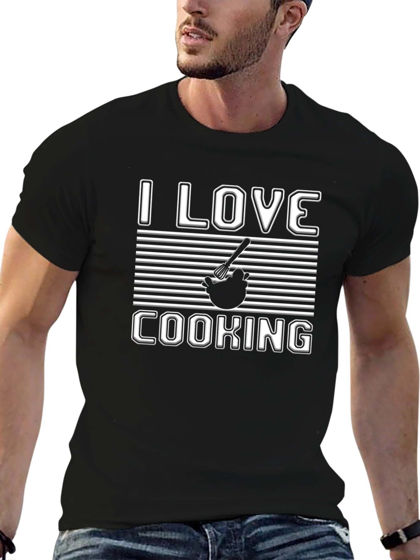 I Love Cooking Graphic T-Shirt - Chef Apparel