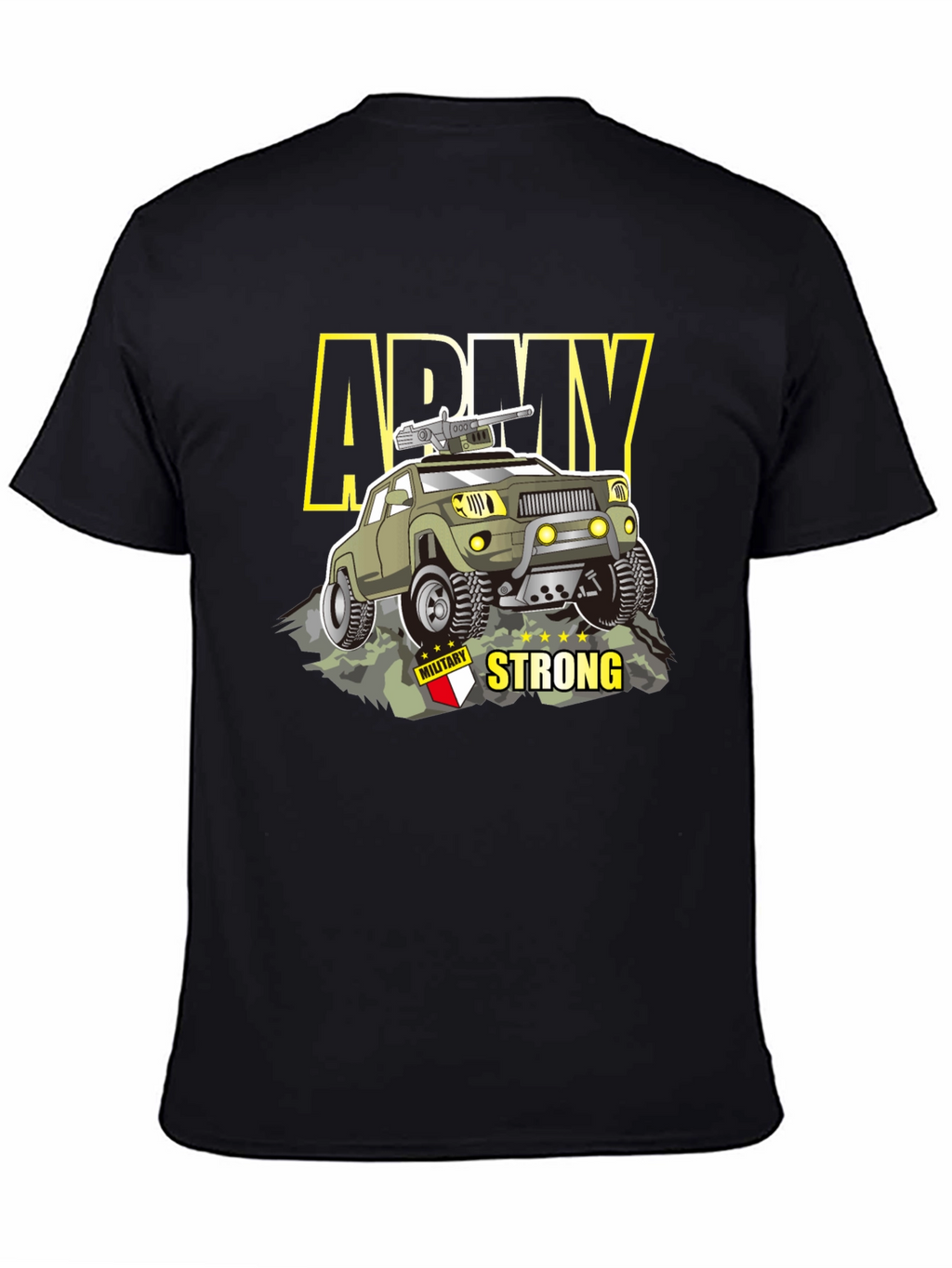 Army Strong Graphic T-Shirt - Military Style Tee