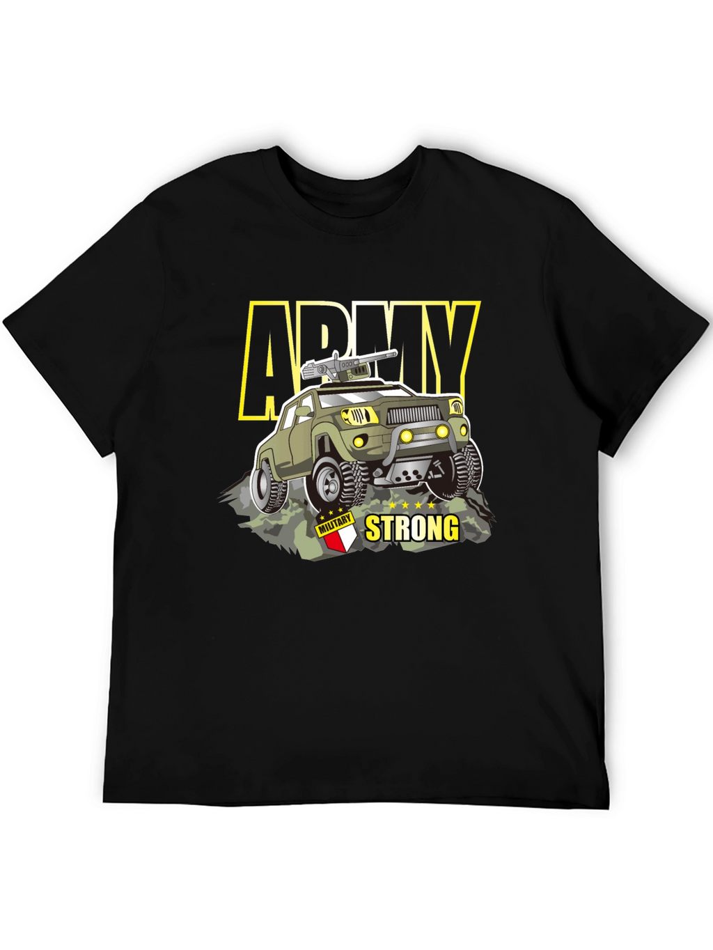 Army Strong Graphic T-Shirt - Military Style Tee