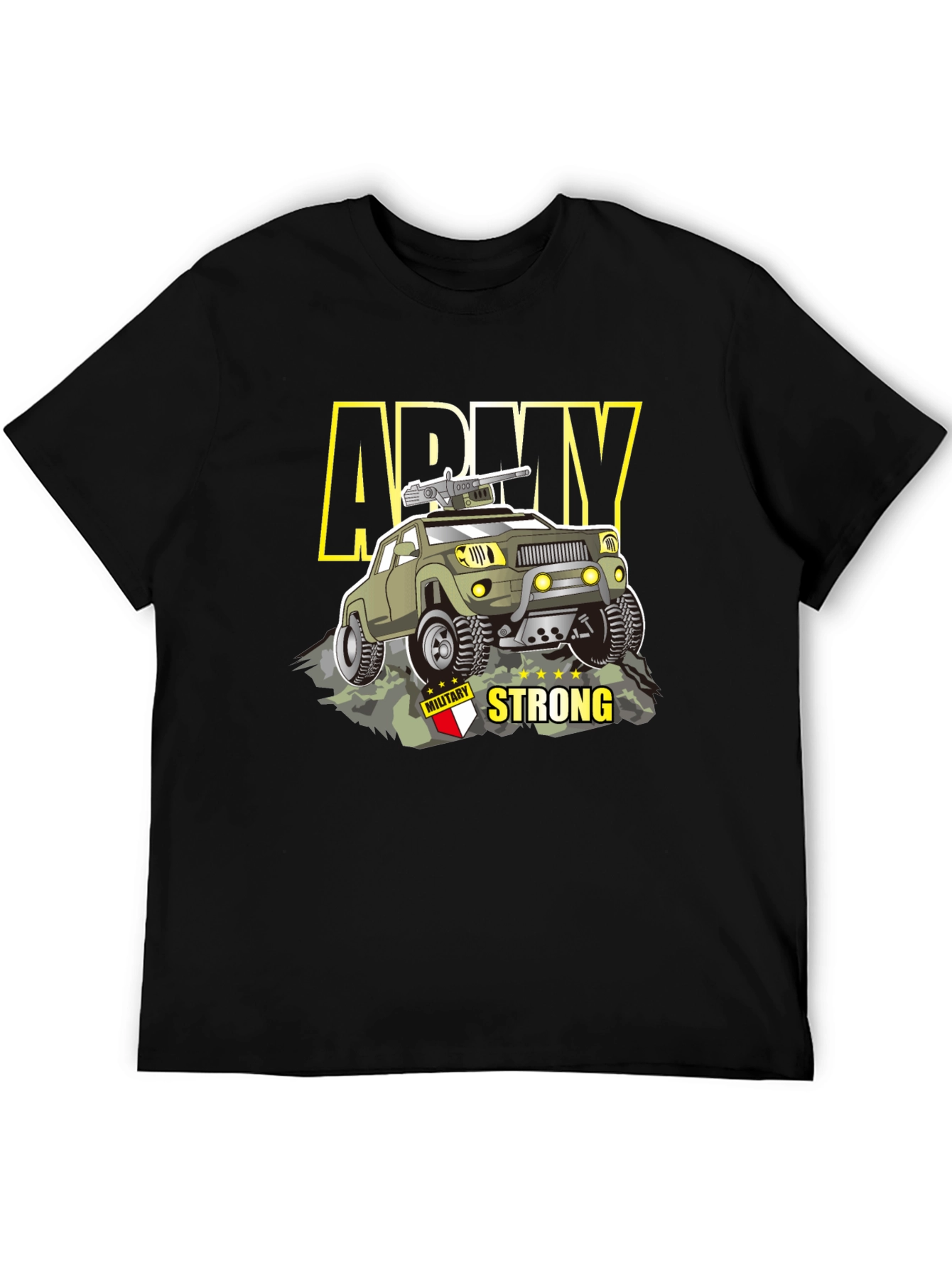 Army Strong Graphic T-Shirt - Military Style Tee