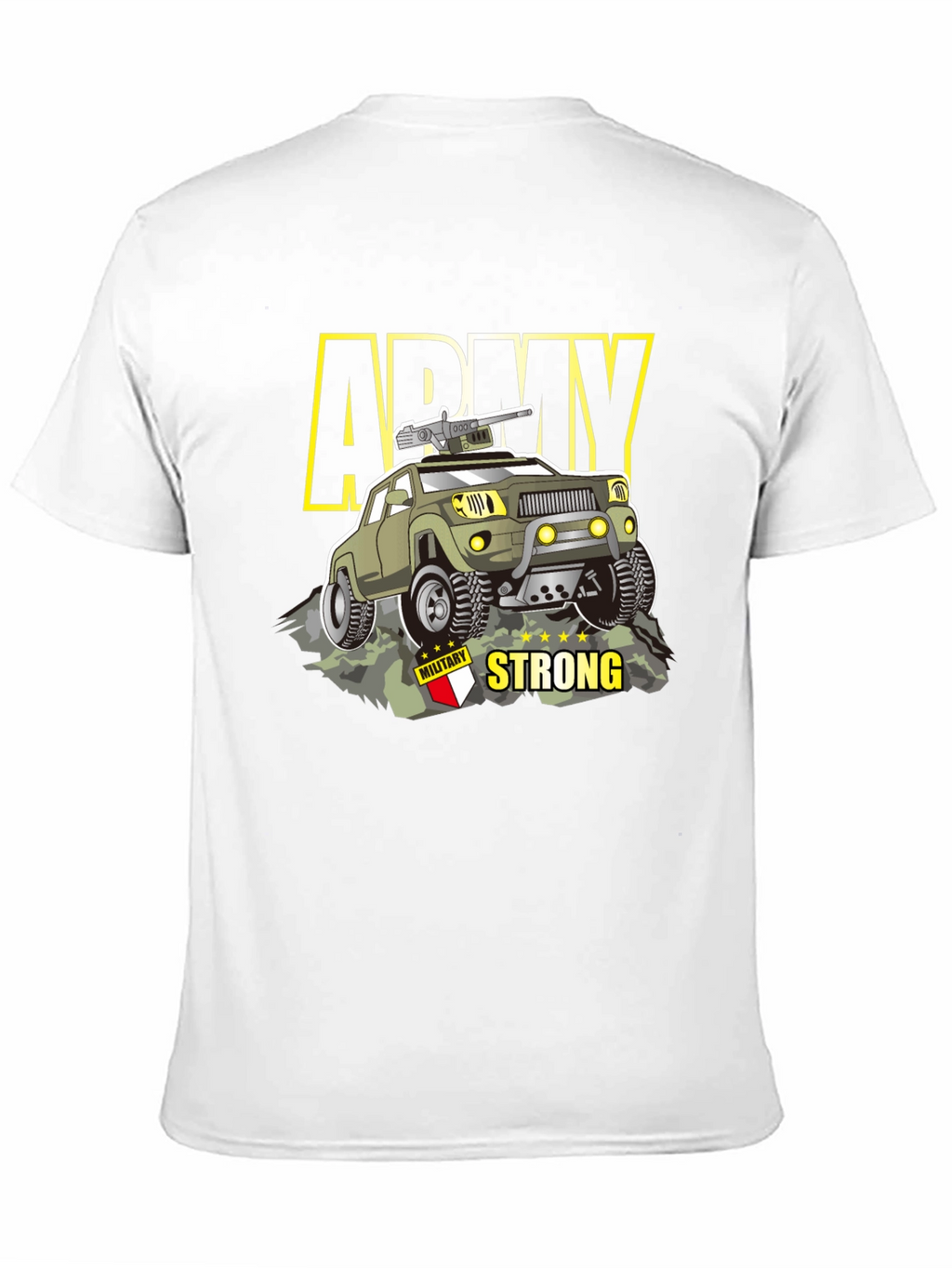 Army Strong Graphic T-Shirt - Military Style Tee