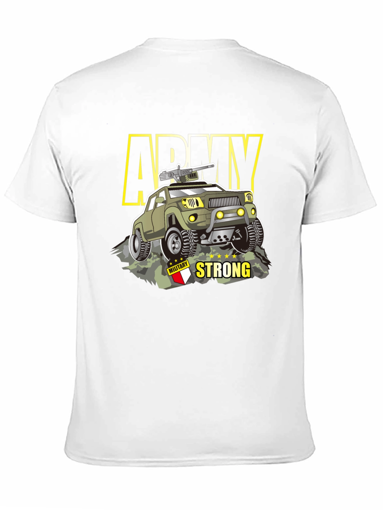 Army Strong Graphic T-Shirt - Military Style Tee