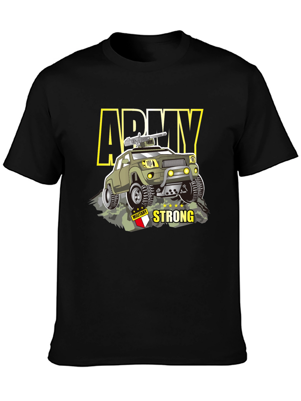 Army Strong Graphic T-Shirt - Military Style Tee