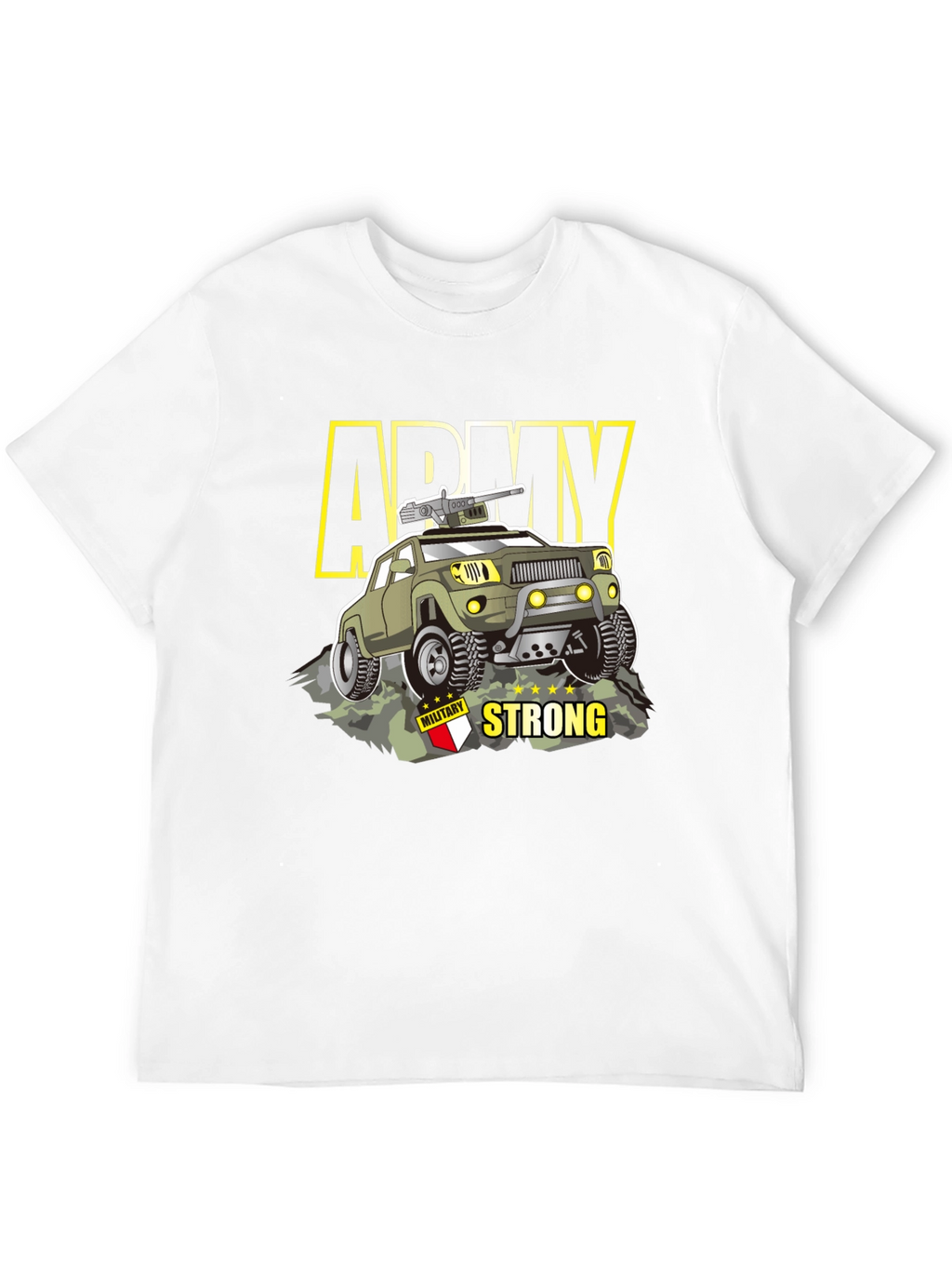Army Strong Graphic T-Shirt - Military Style Tee