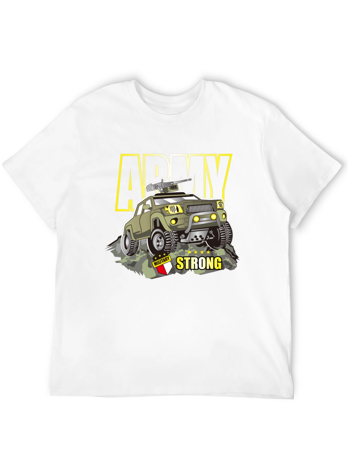 Army Strong Graphic T-Shirt - Military Style Tee