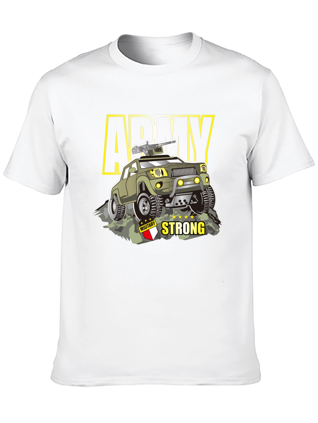 Army Strong Graphic T-Shirt - Military Style Tee