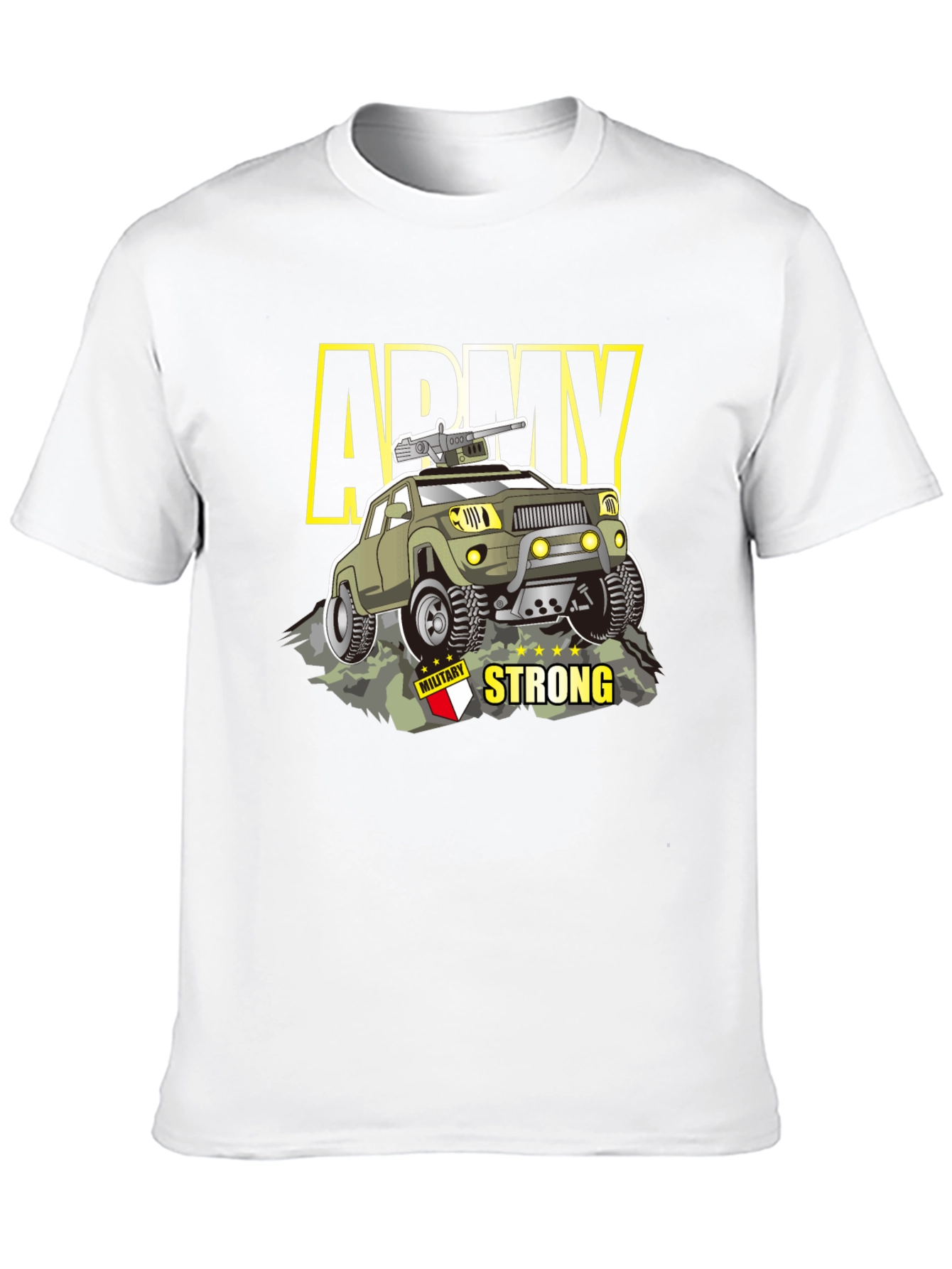 Army Strong Graphic T-Shirt - Military Style Tee