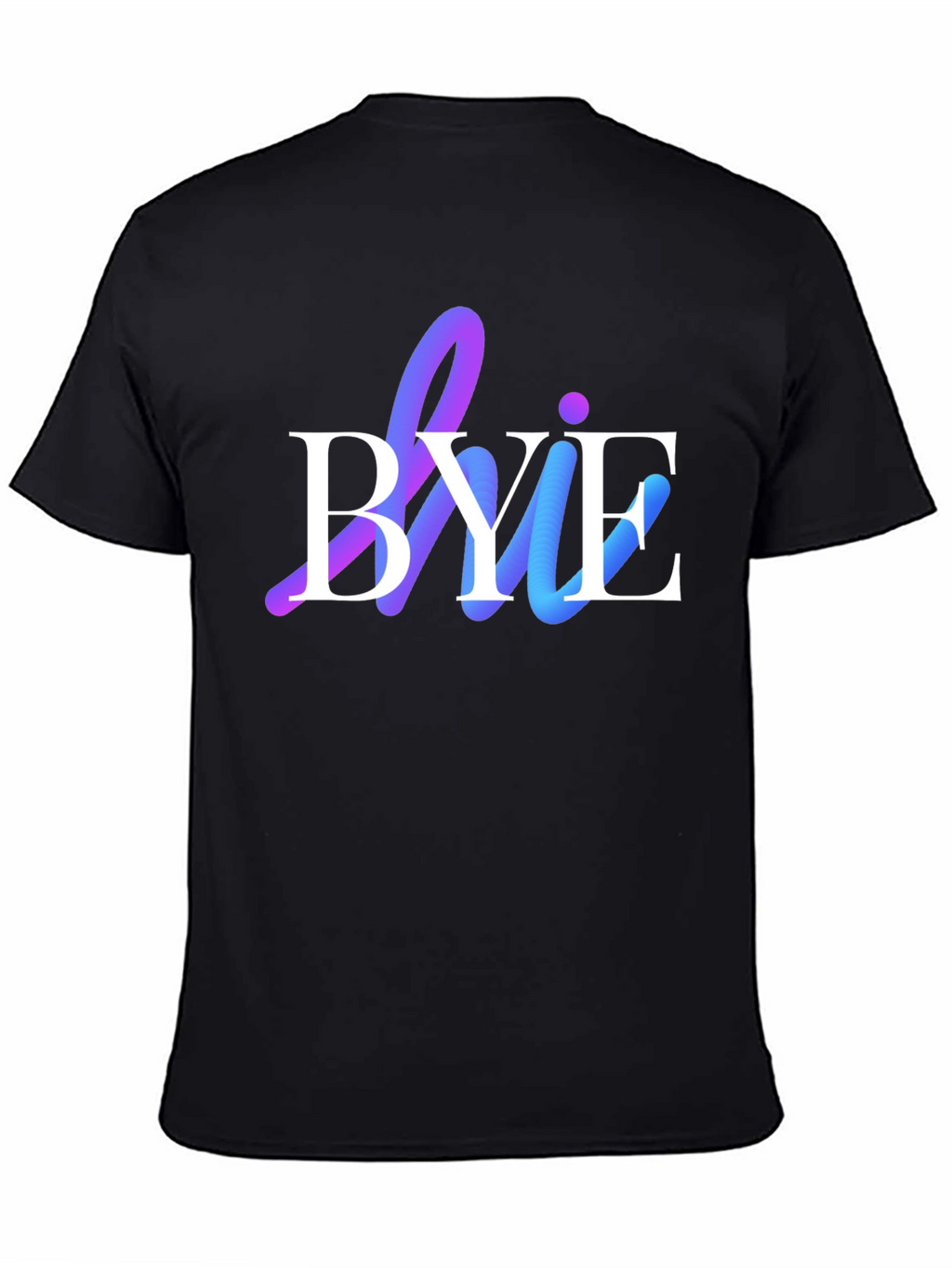 Bye Hi Graphic Tee - Unique Statement T-Shirt