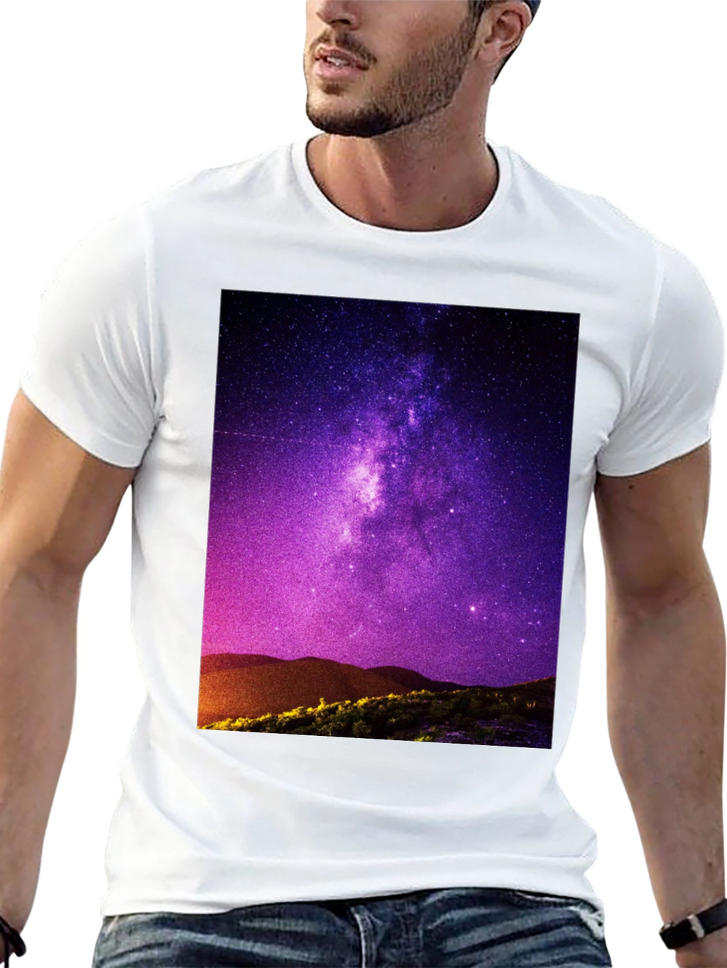 Starry Night Sky Graphic Tee