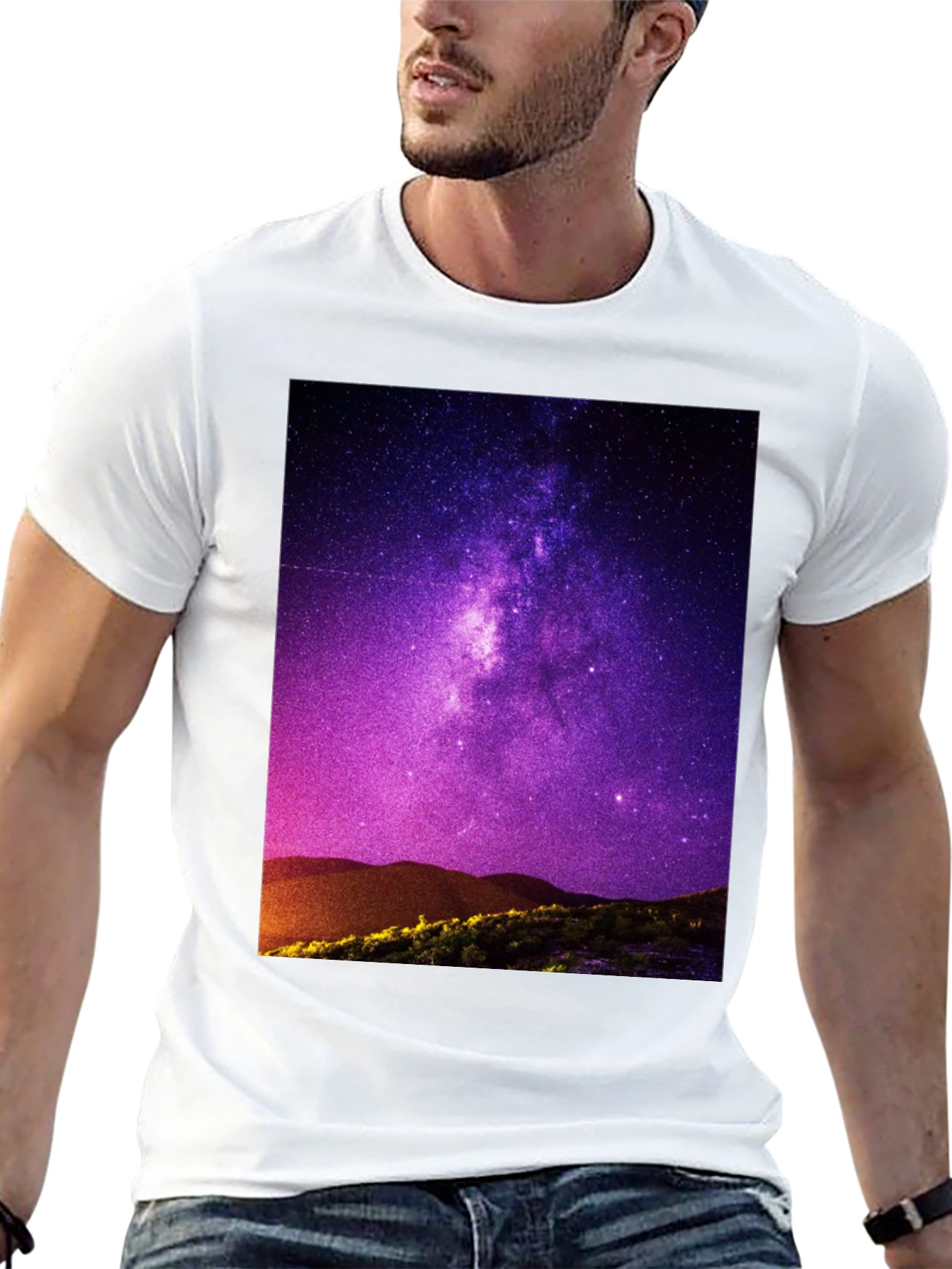 Starry Night Sky Graphic Tee