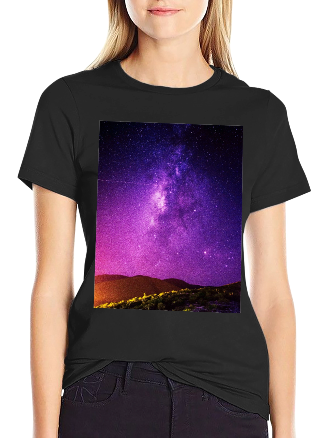 Starry Night Sky Graphic Tee