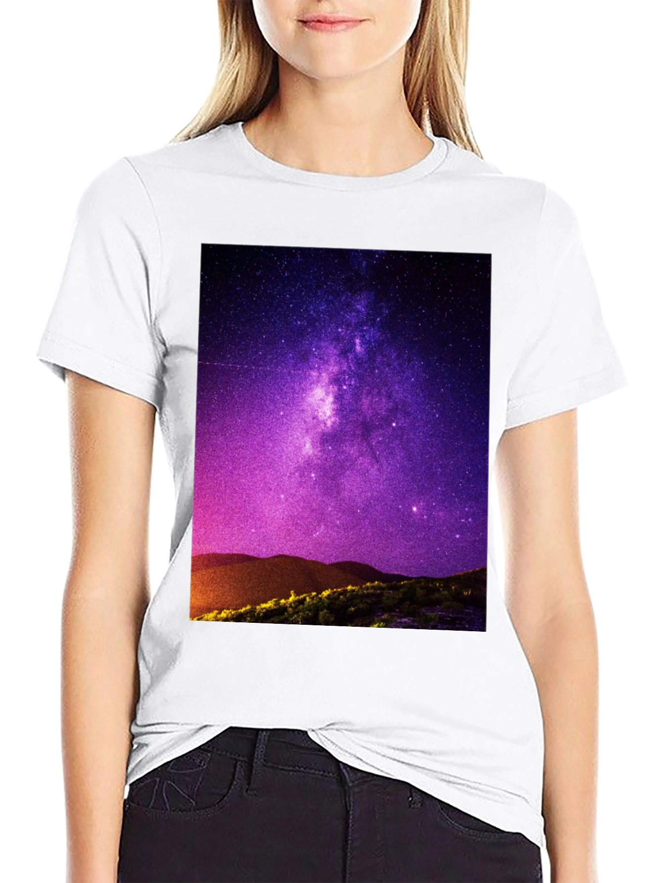 Starry Night Sky Graphic Tee