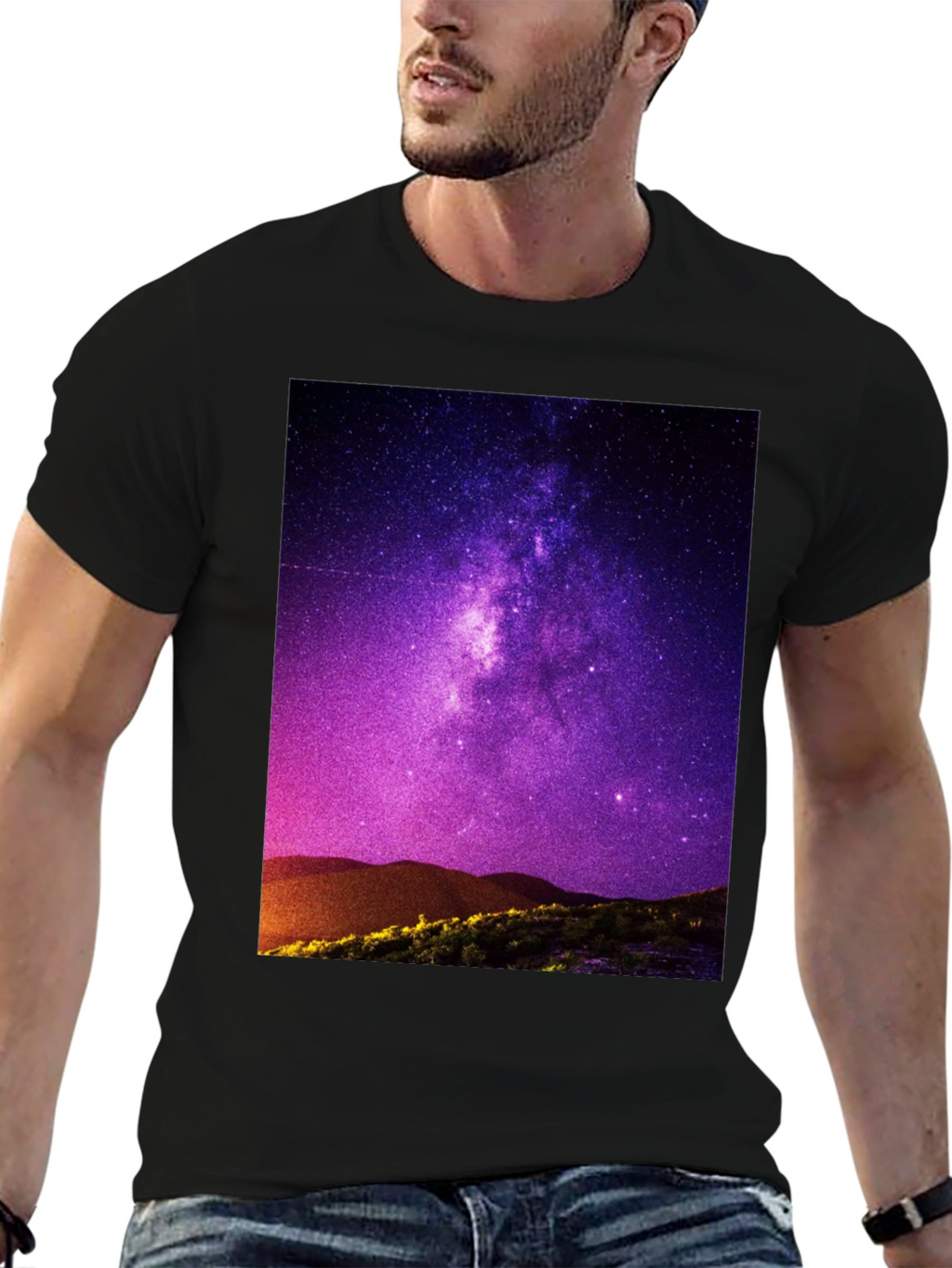 Starry Night Sky Graphic Tee
