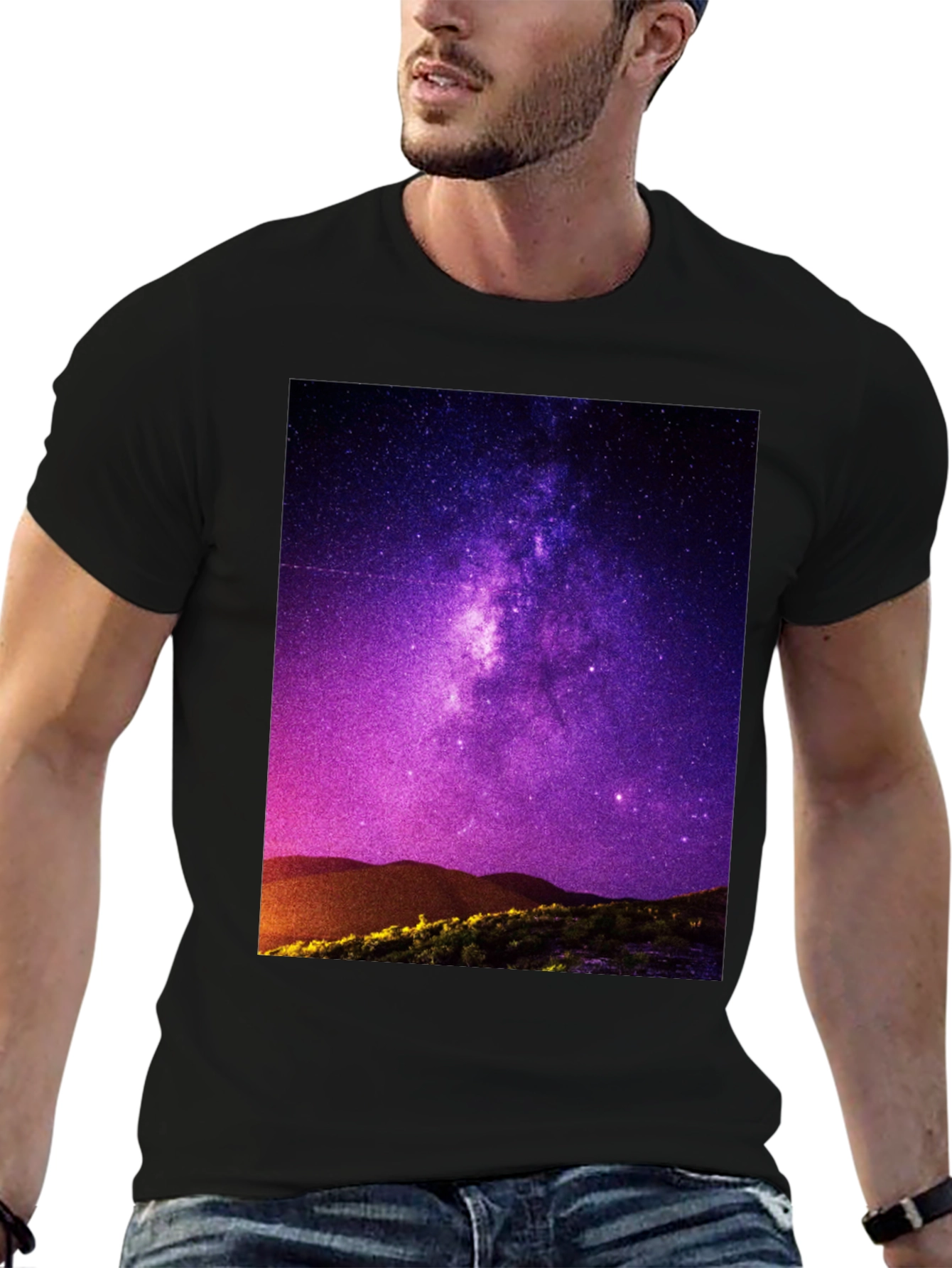 Starry Night Sky Graphic Tee