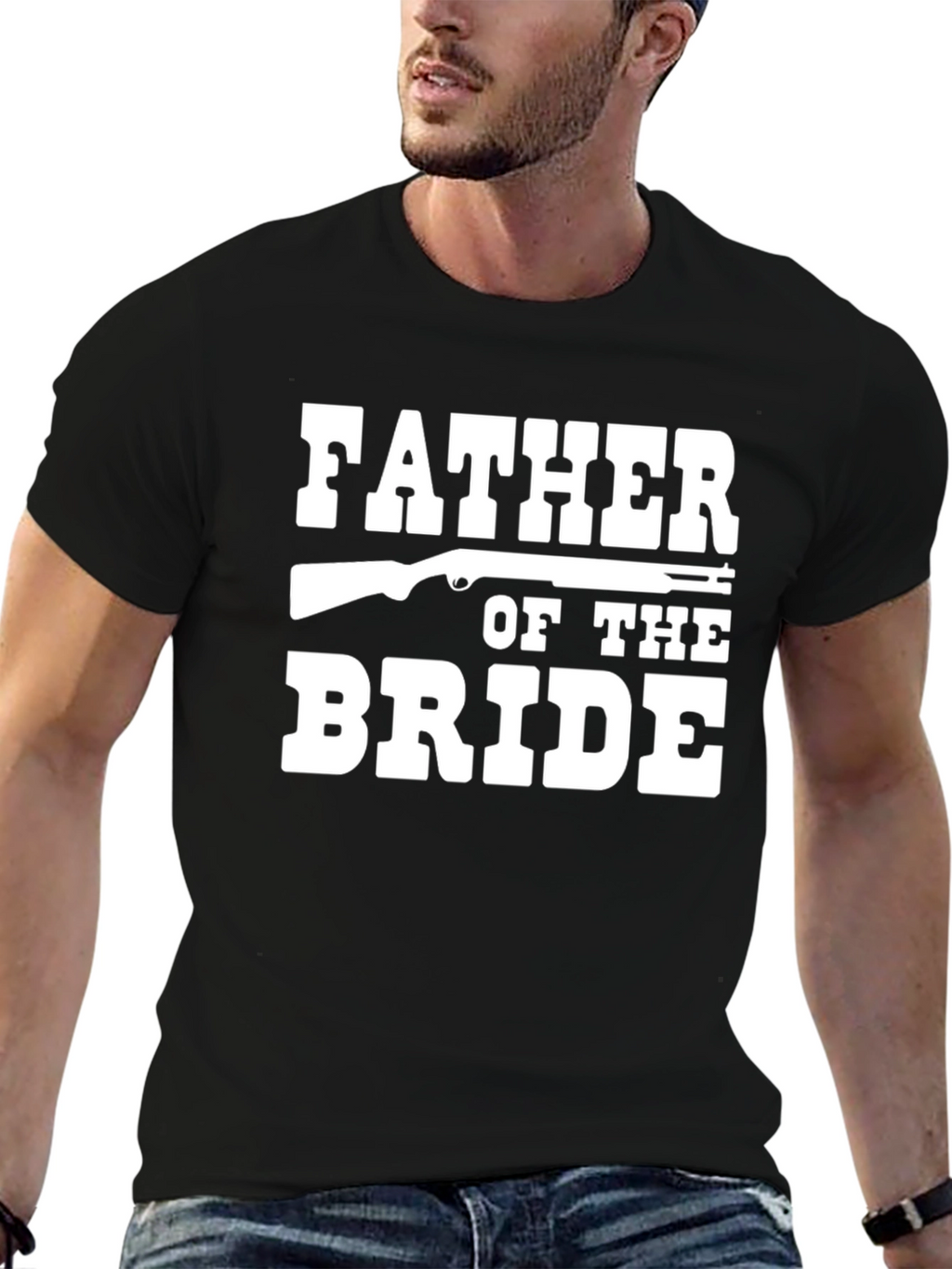 Father of the Bride T-Shirt - Shotgun Design