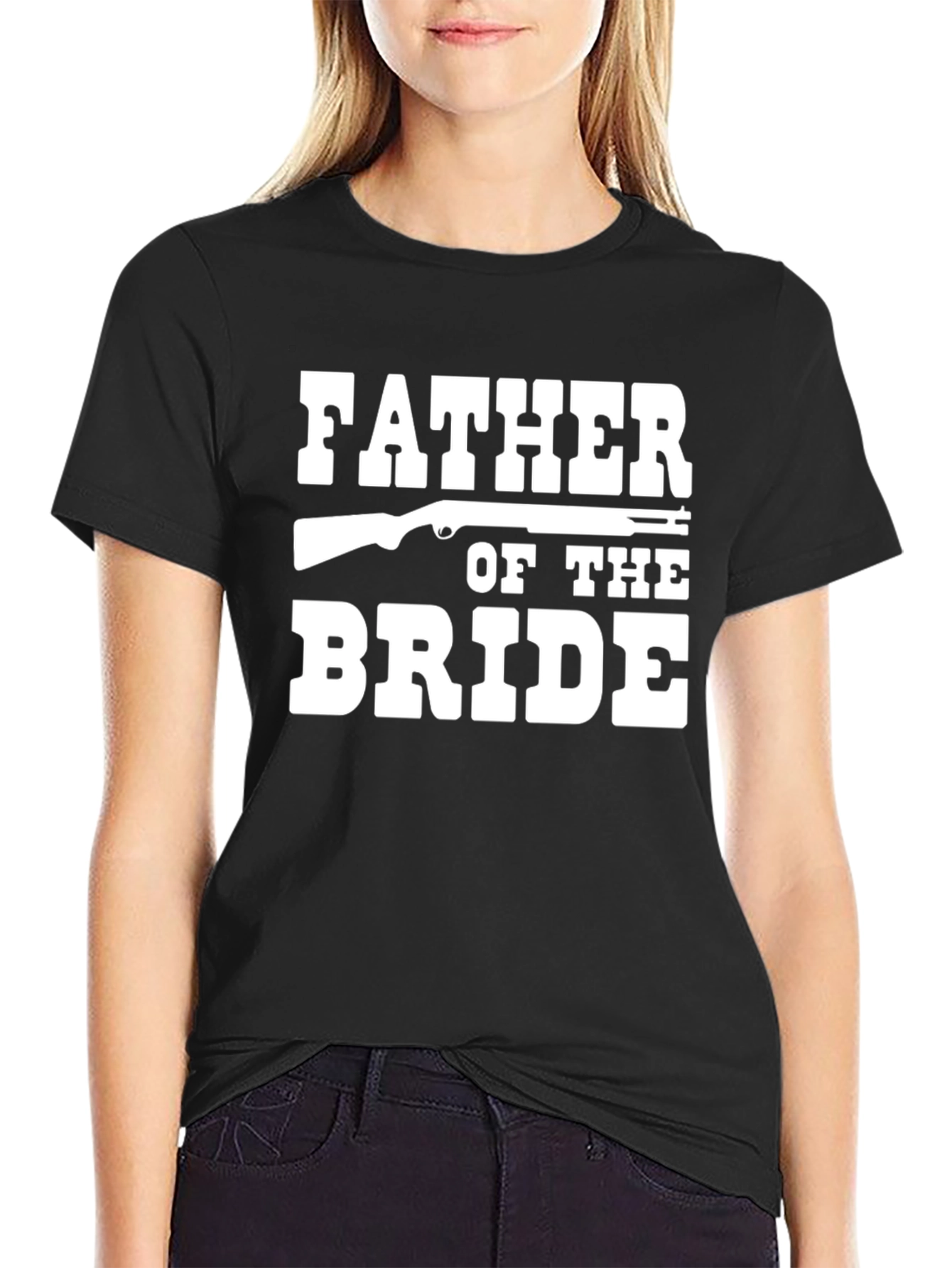 Father of the Bride T-Shirt - Shotgun Design