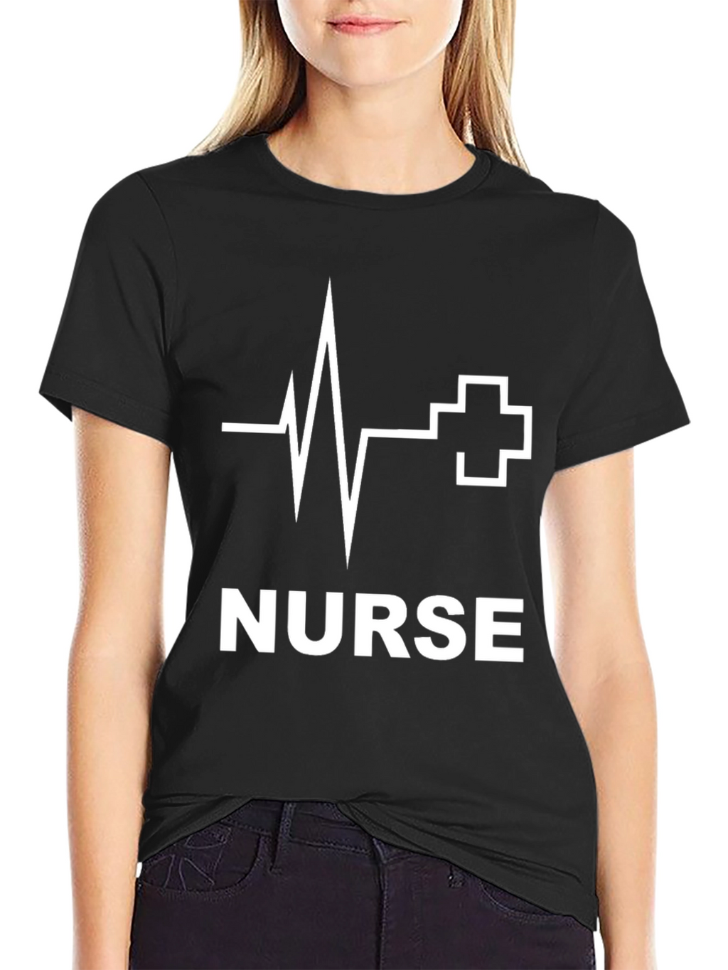 Nurse Heartbeat Graphic T-Shirt - Stylish and Comfortable