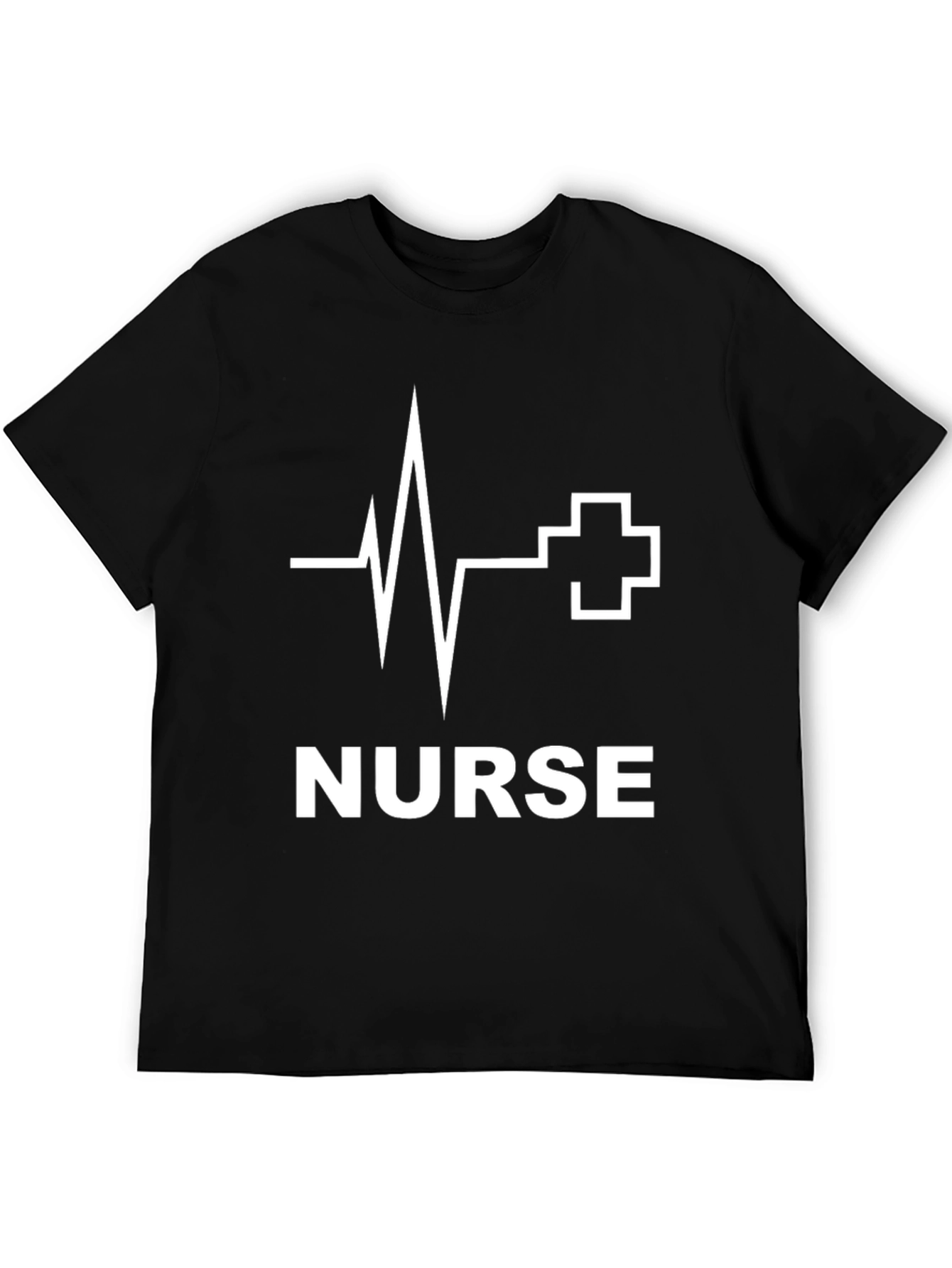 Nurse Heartbeat Graphic T-Shirt - Stylish and Comfortable