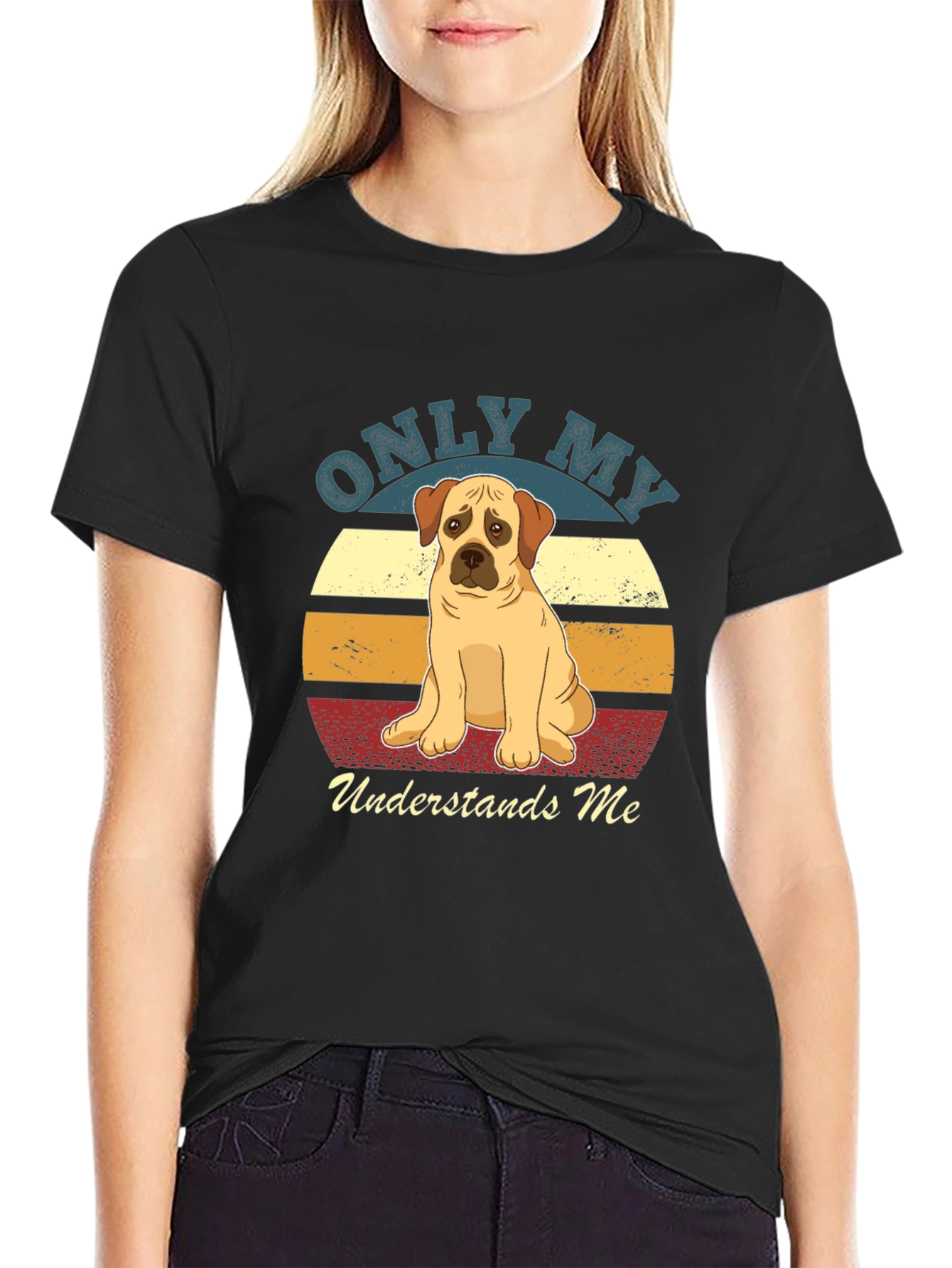 Only My Dog Understands Me Graphic Tee