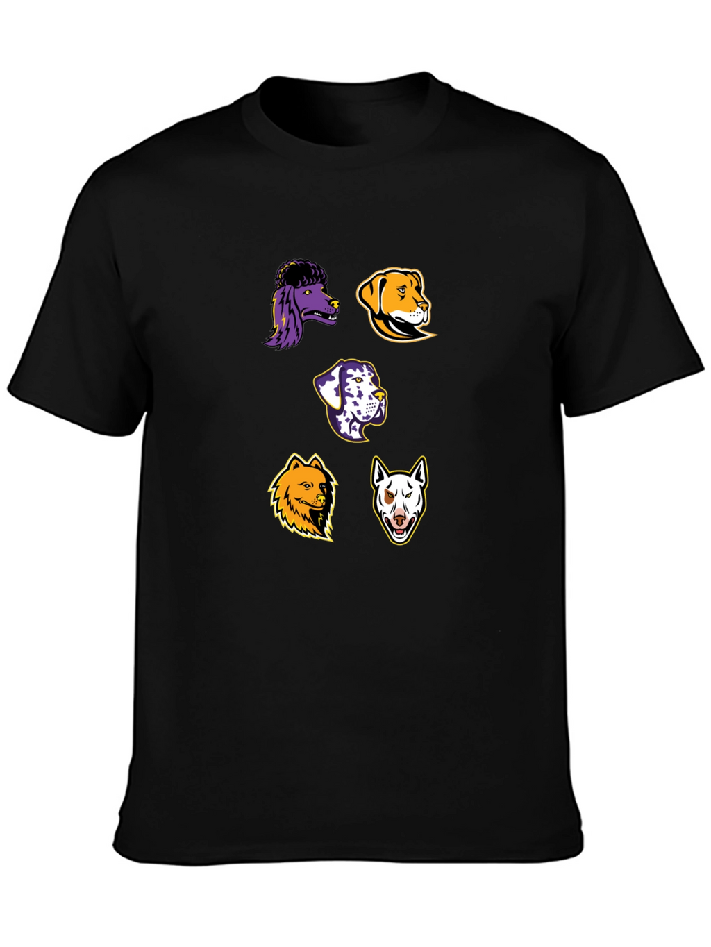 Dog Breed Graphic Print T-Shirt
