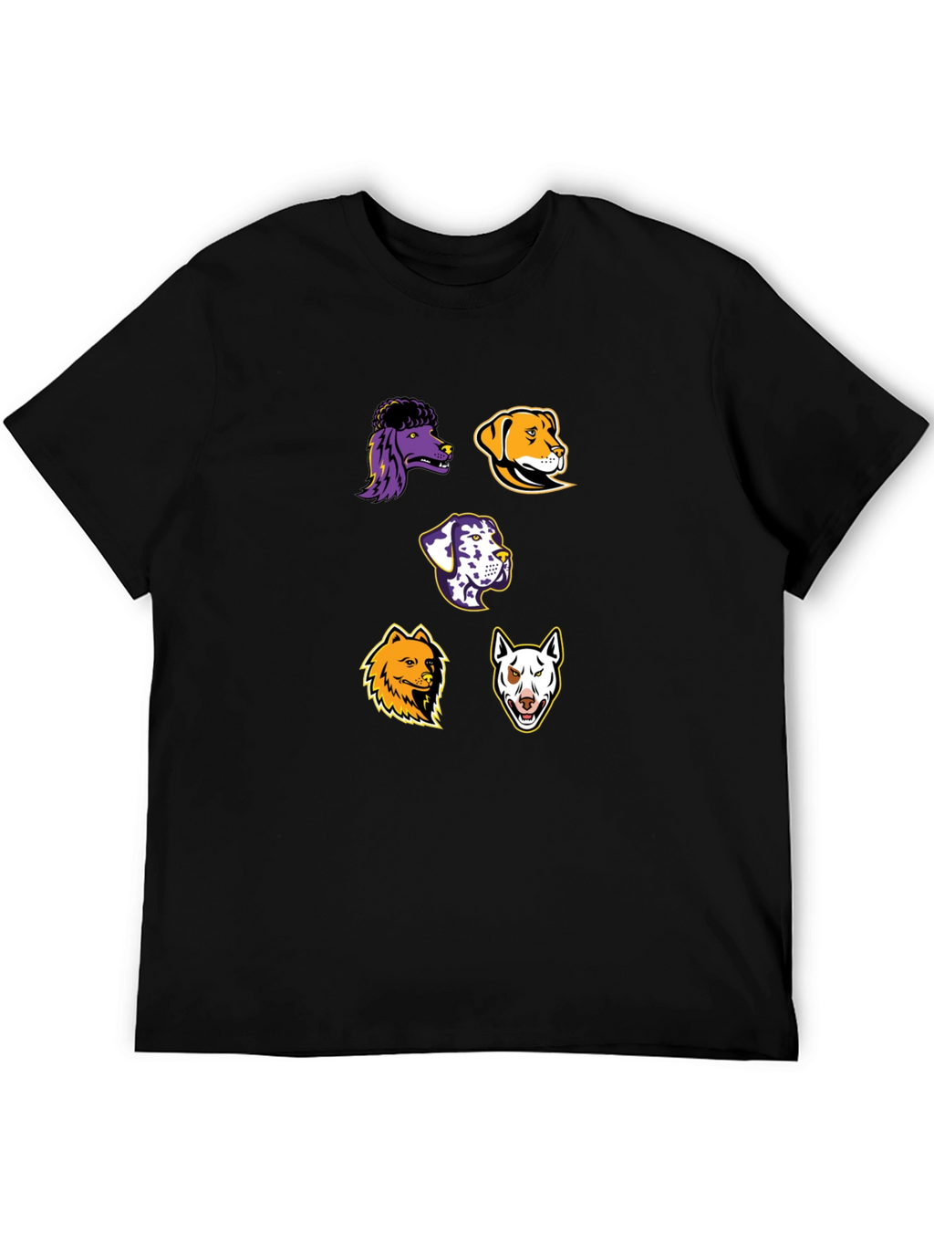 Dog Breed Graphic Print T-Shirt