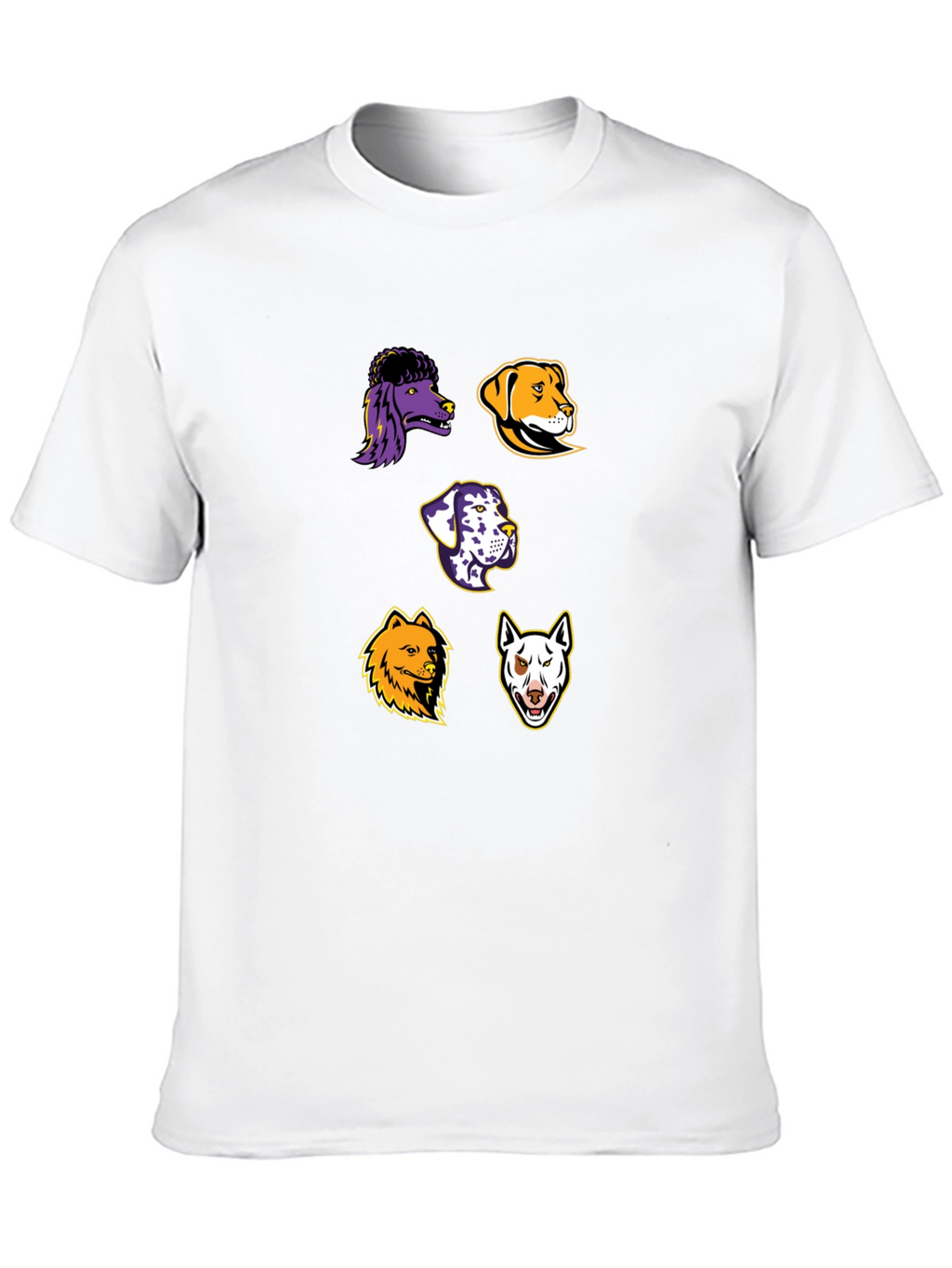 Dog Breed Graphic Print T-Shirt