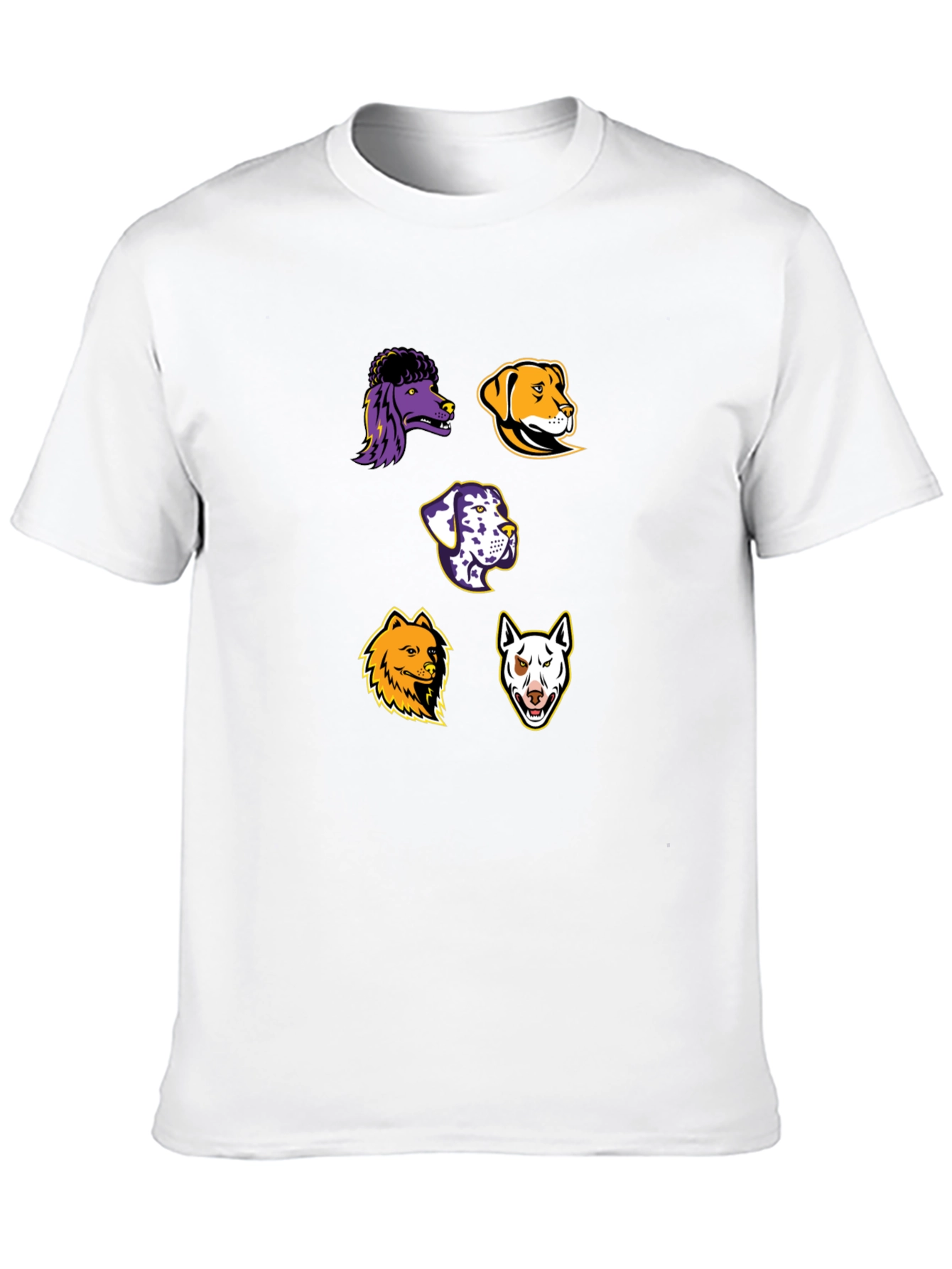 Dog Breed Graphic Print T-Shirt