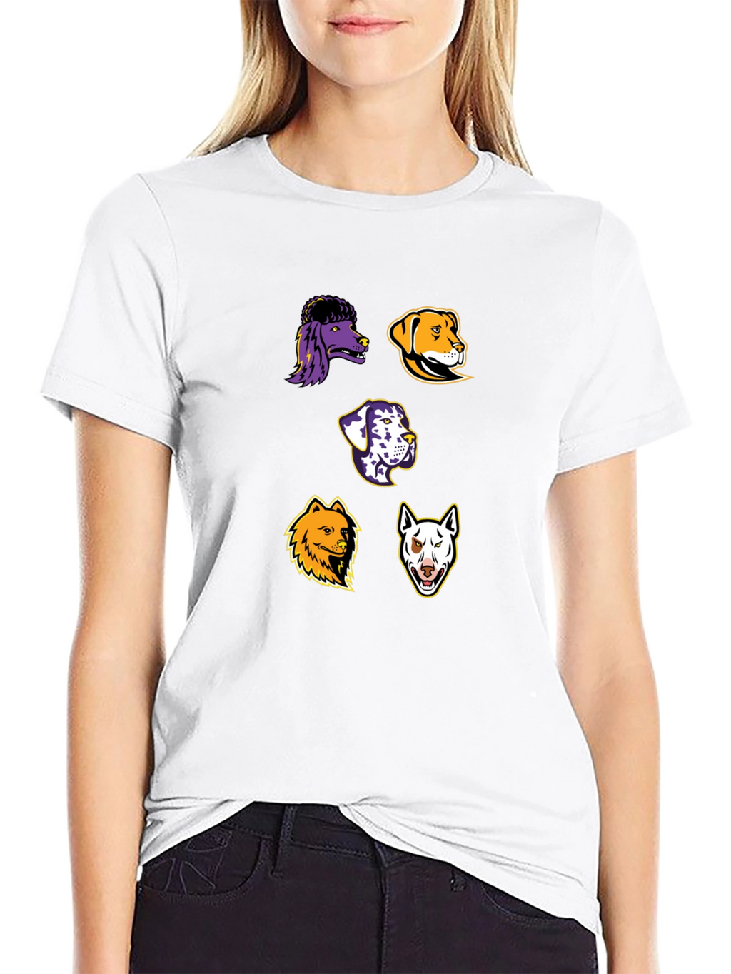 Dog Breed Graphic Print T-Shirt