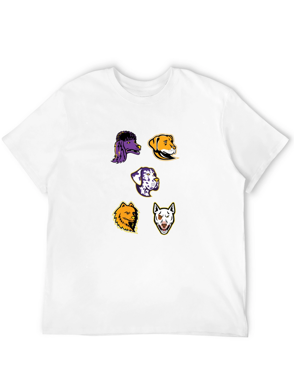 Dog Breed Graphic Print T-Shirt