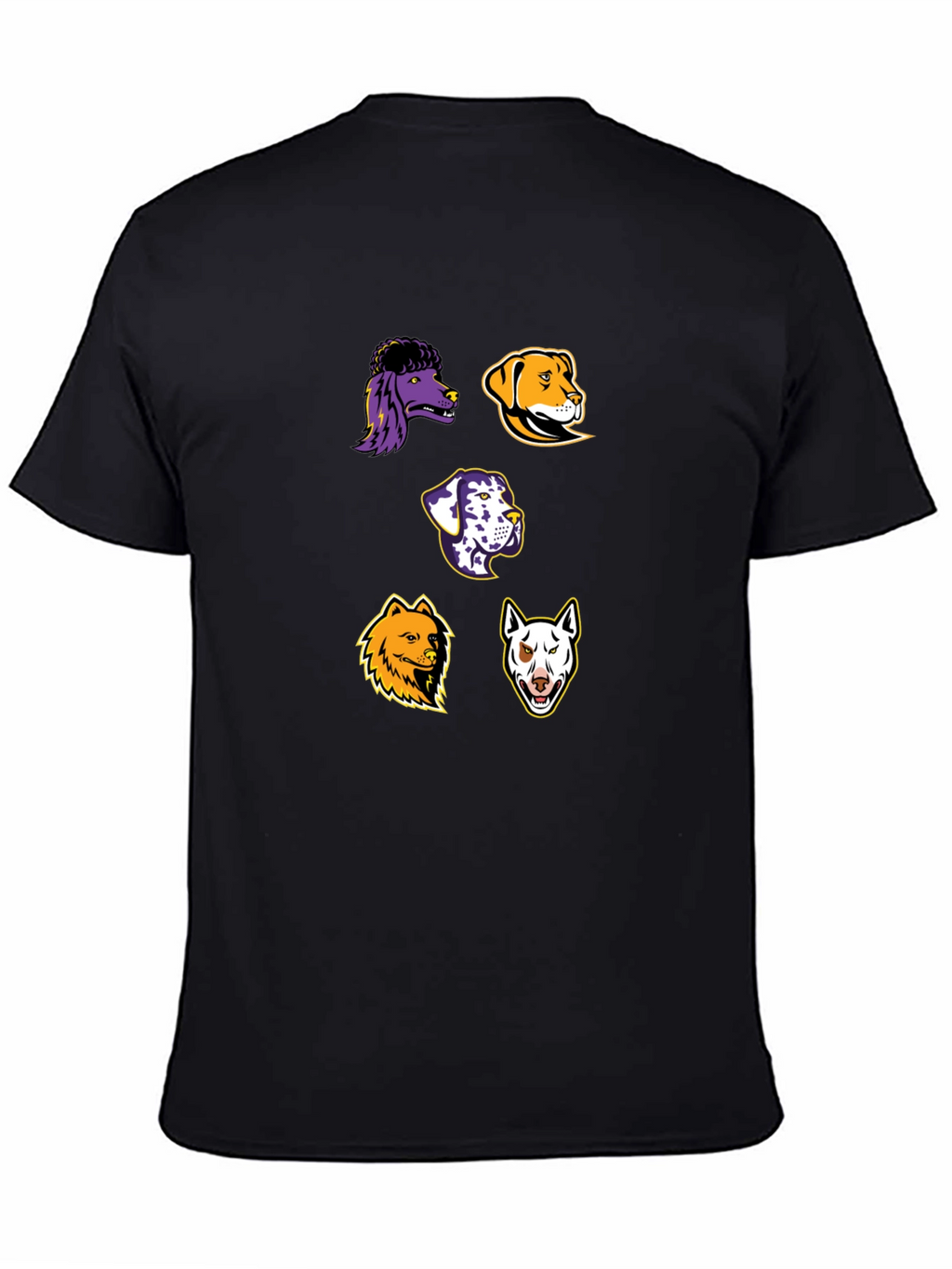 Dog Breed Graphic Print T-Shirt