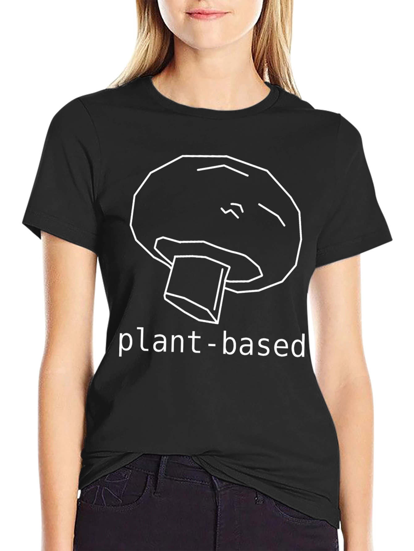 Plant-Based Mushroom Graphic Tee - Unisex Soft Style